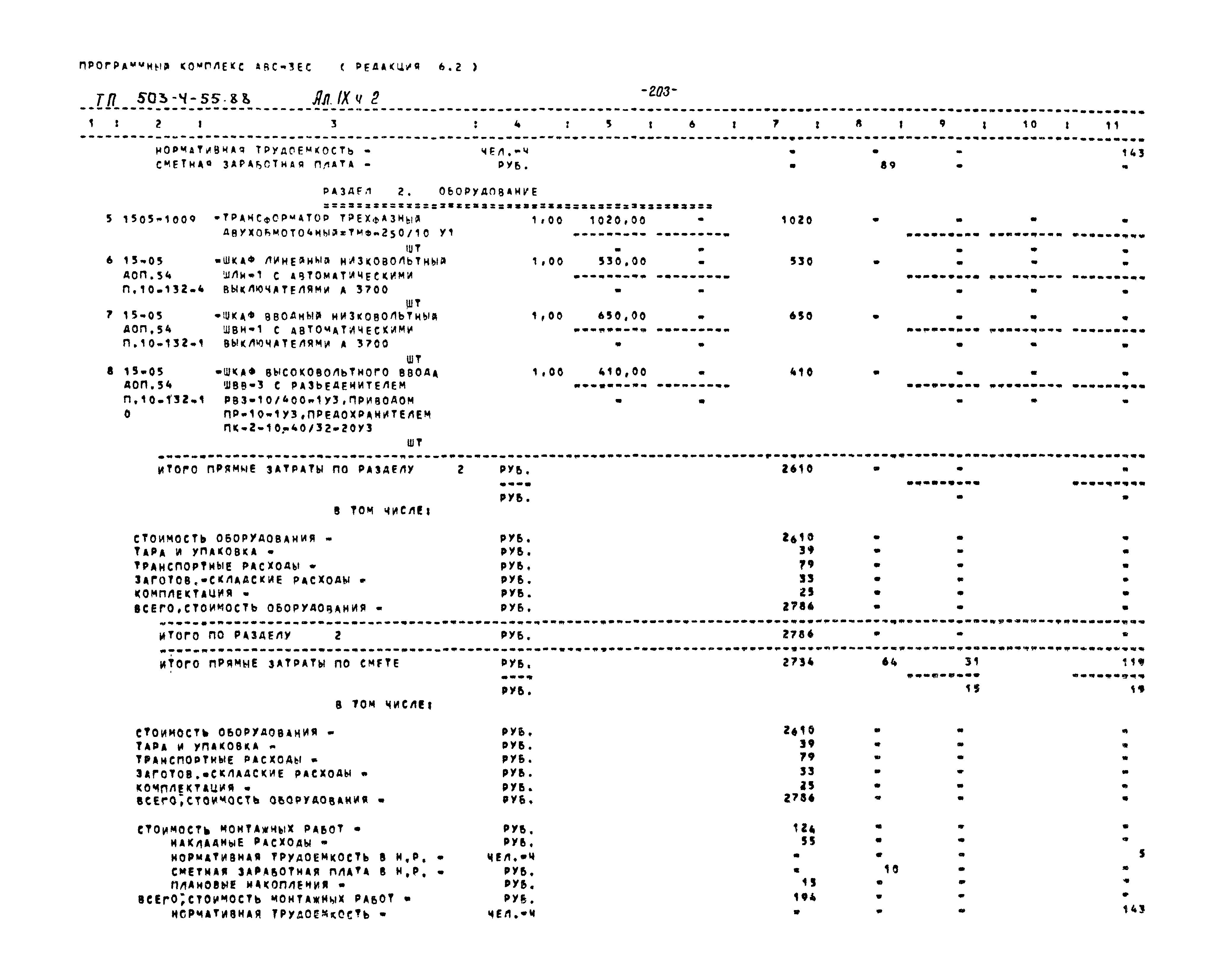 Типовой проект 503-4-55.88