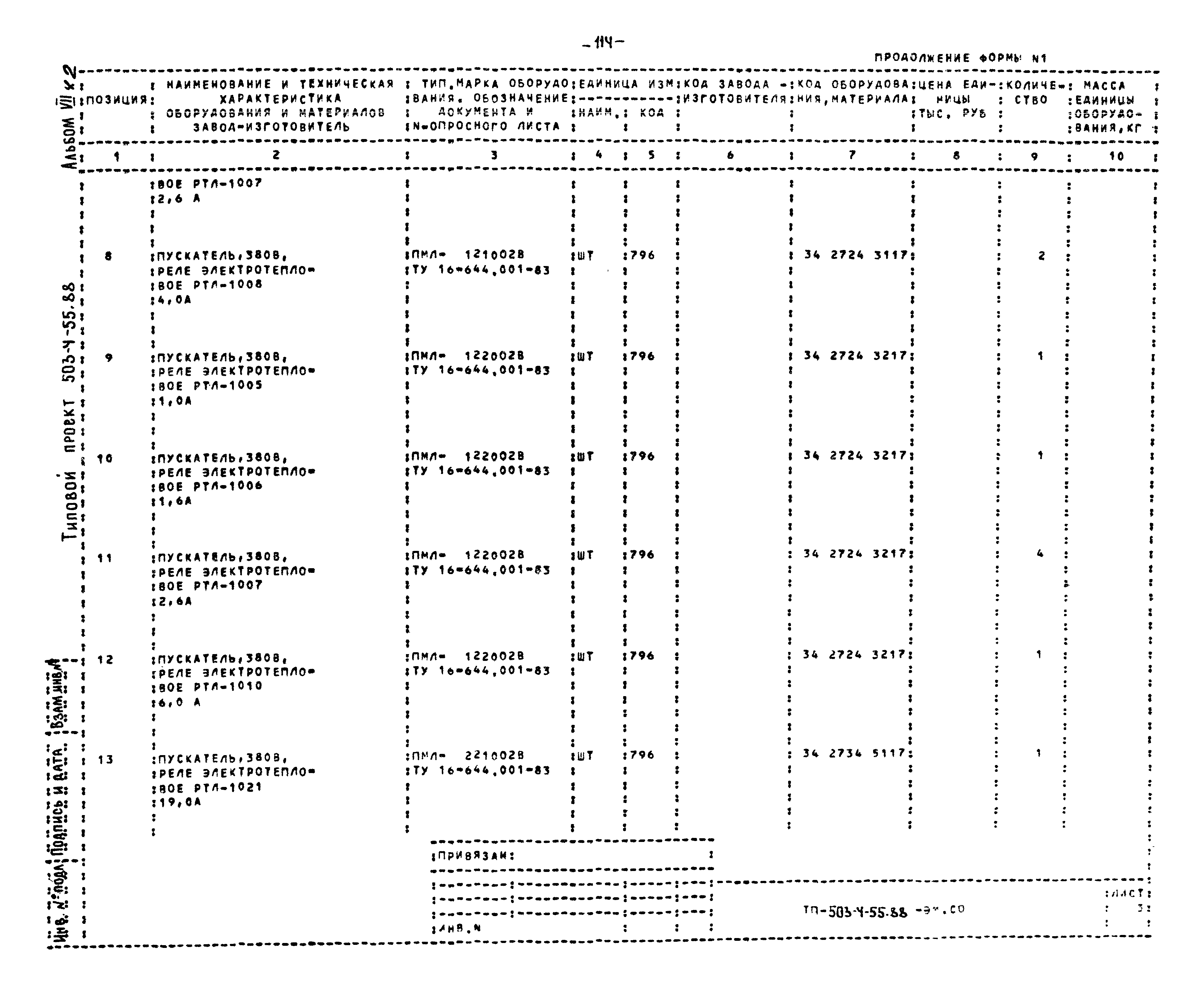 Типовой проект 503-4-55.88