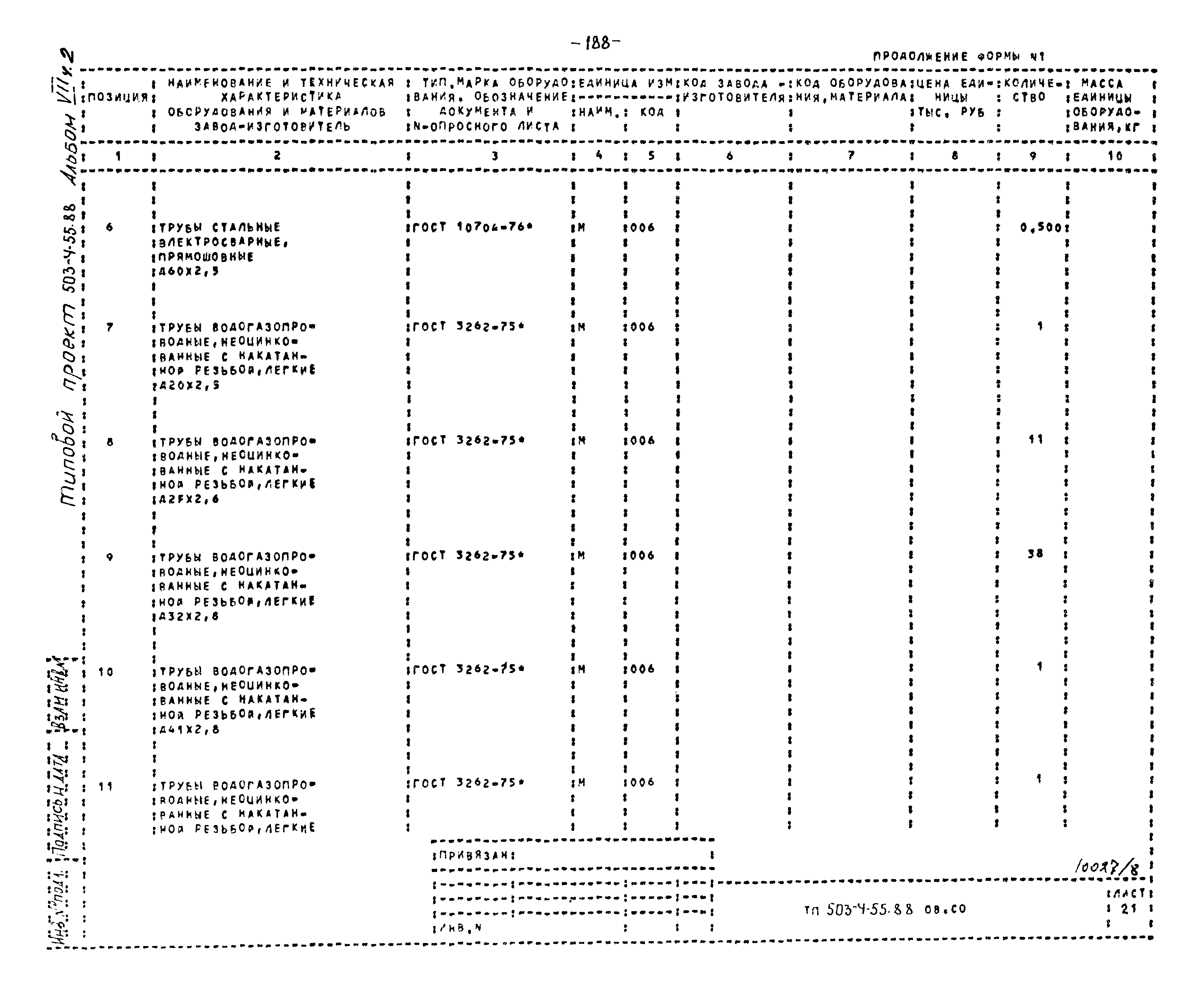 Типовой проект 503-4-55.88
