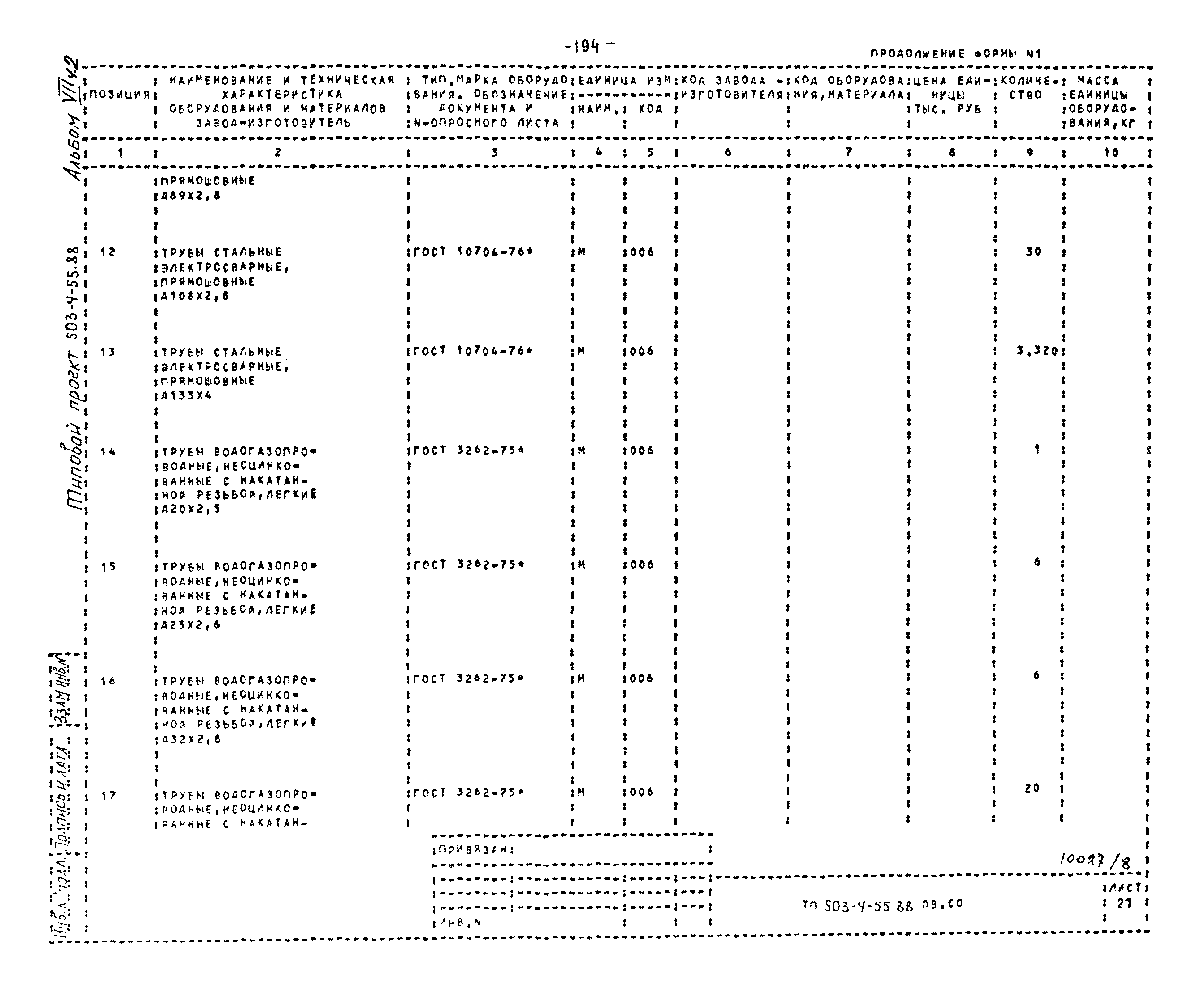 Типовой проект 503-4-55.88