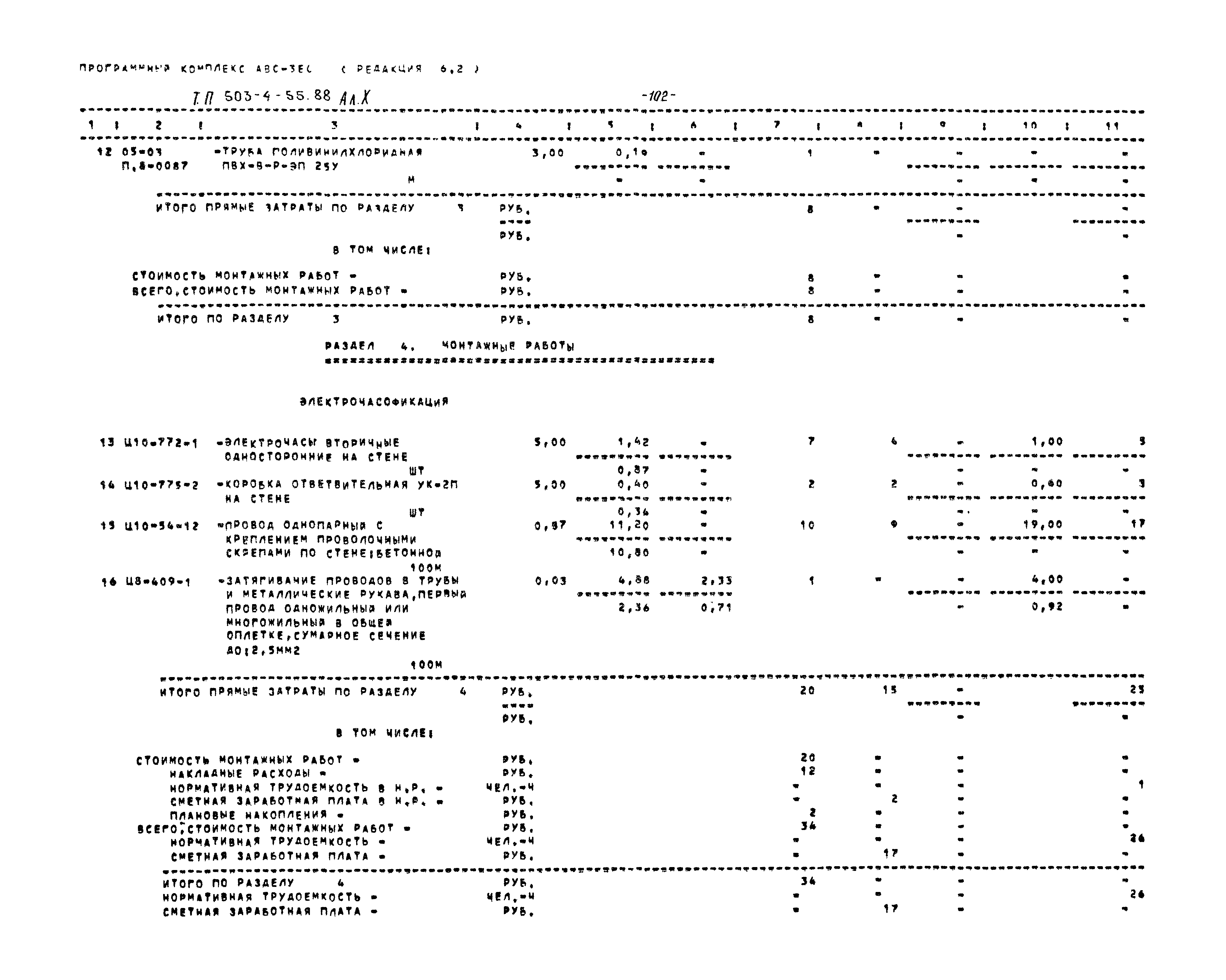 Типовой проект 503-4-55.88