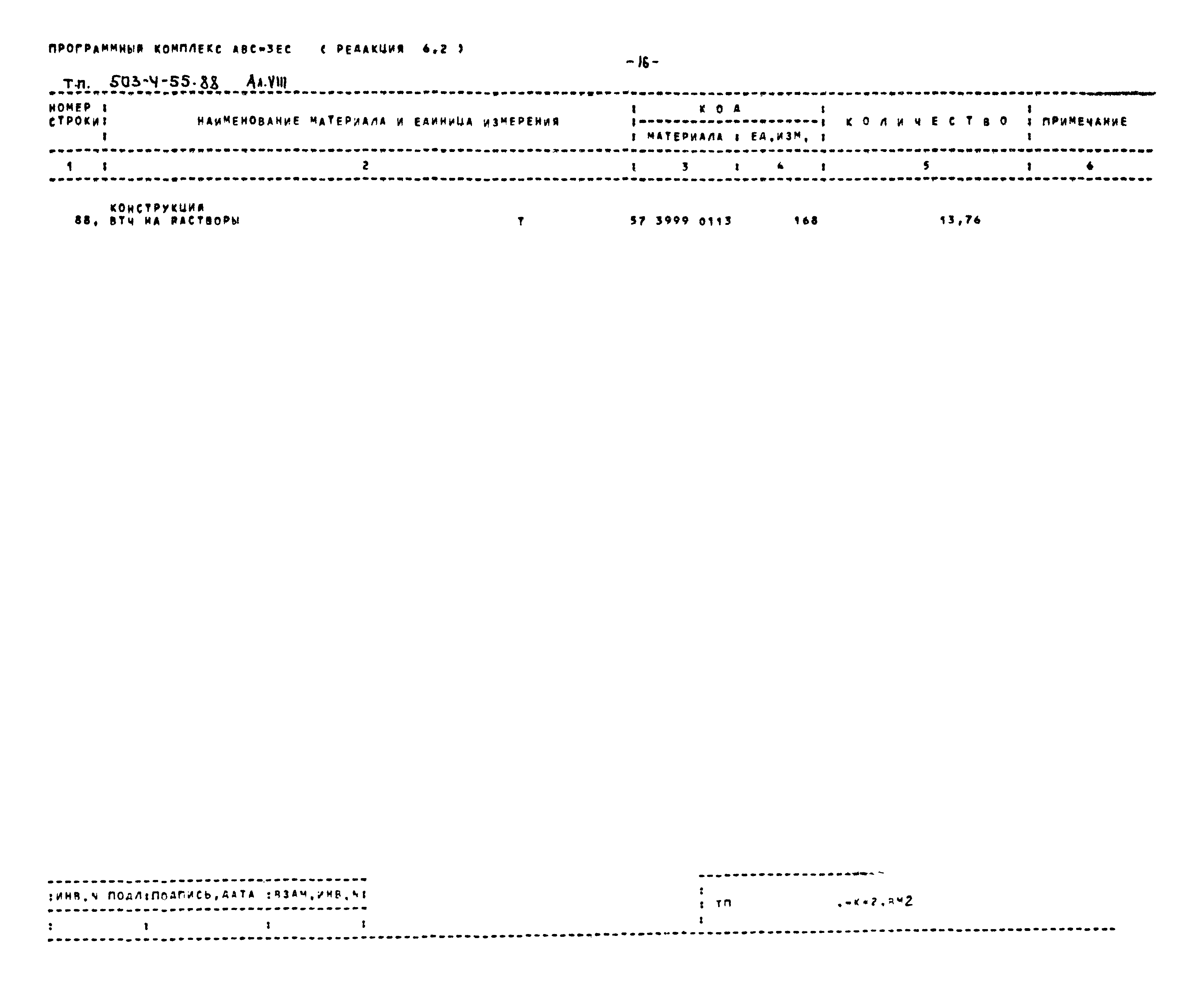 Типовой проект 503-4-55.88