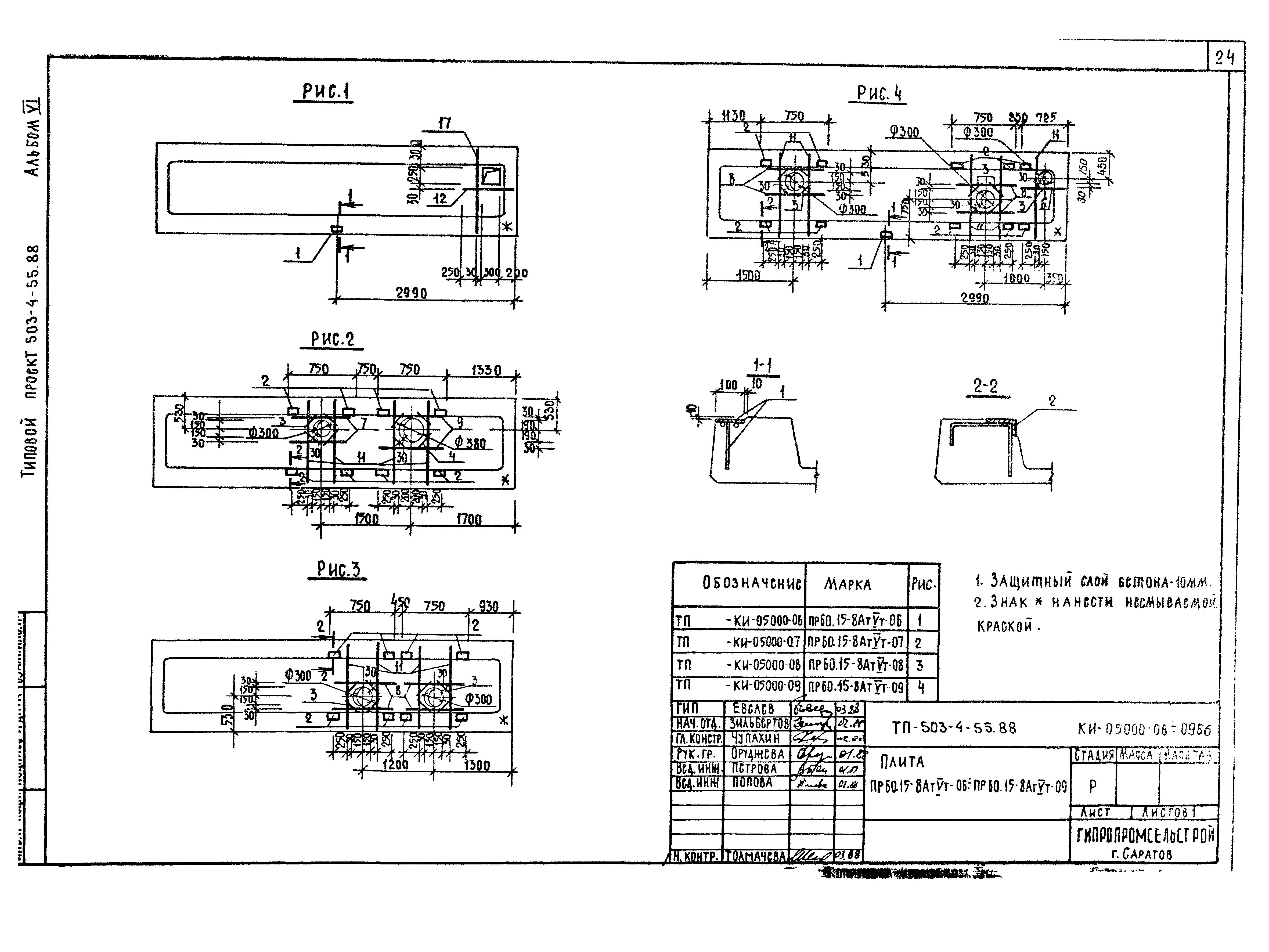 Типовой проект 503-4-55.88
