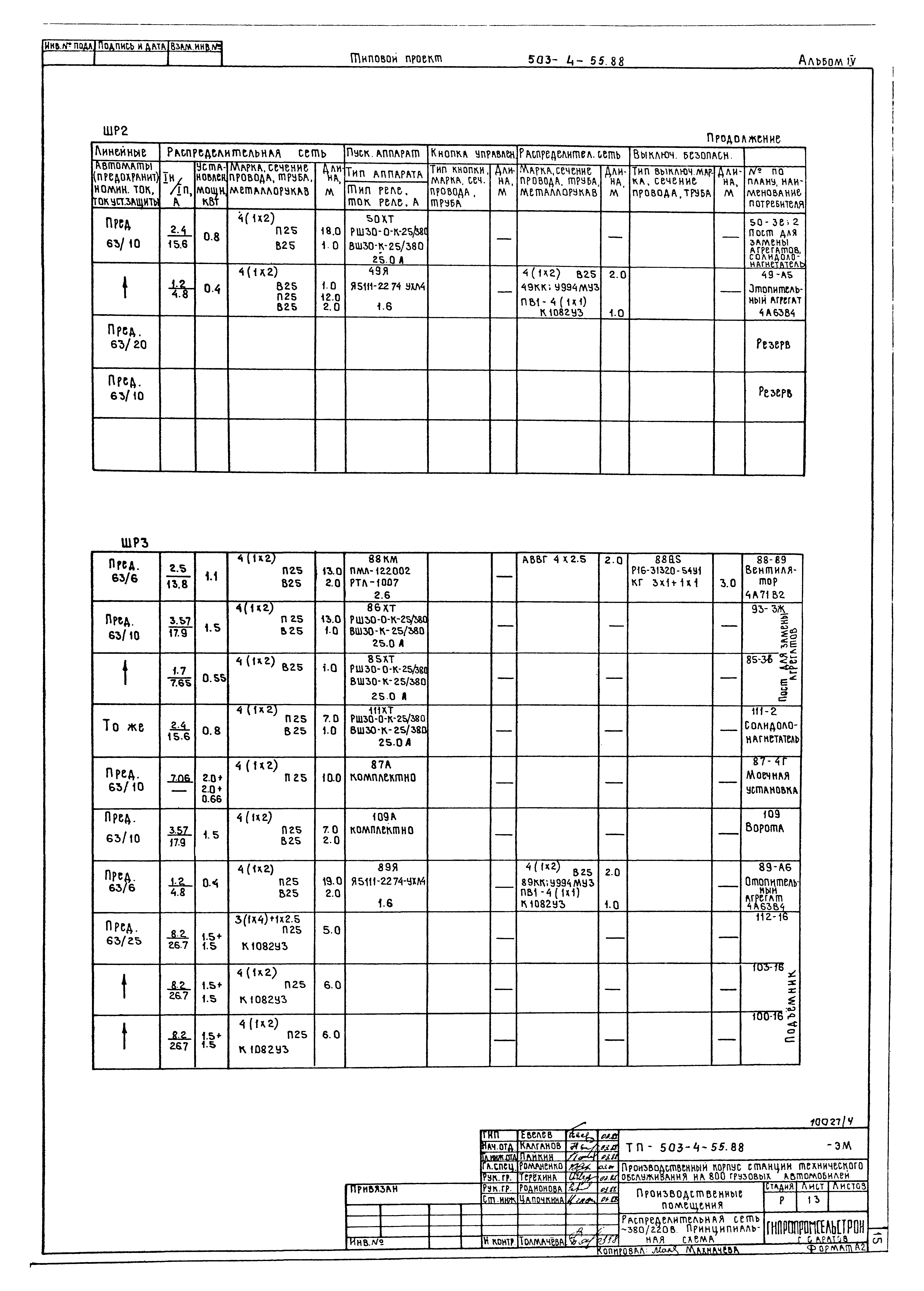 Типовой проект 503-4-55.88