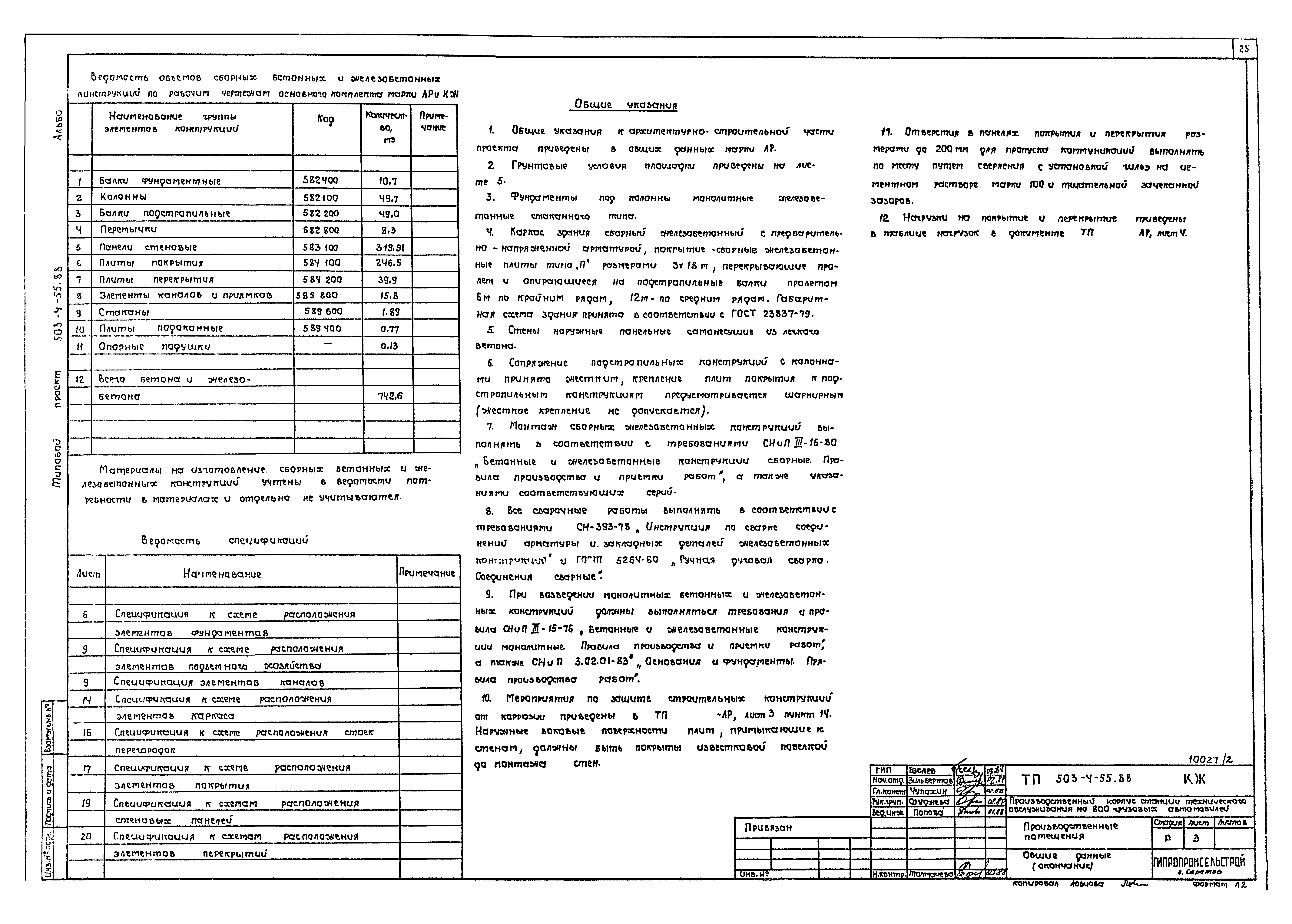 Типовой проект 503-4-55.88