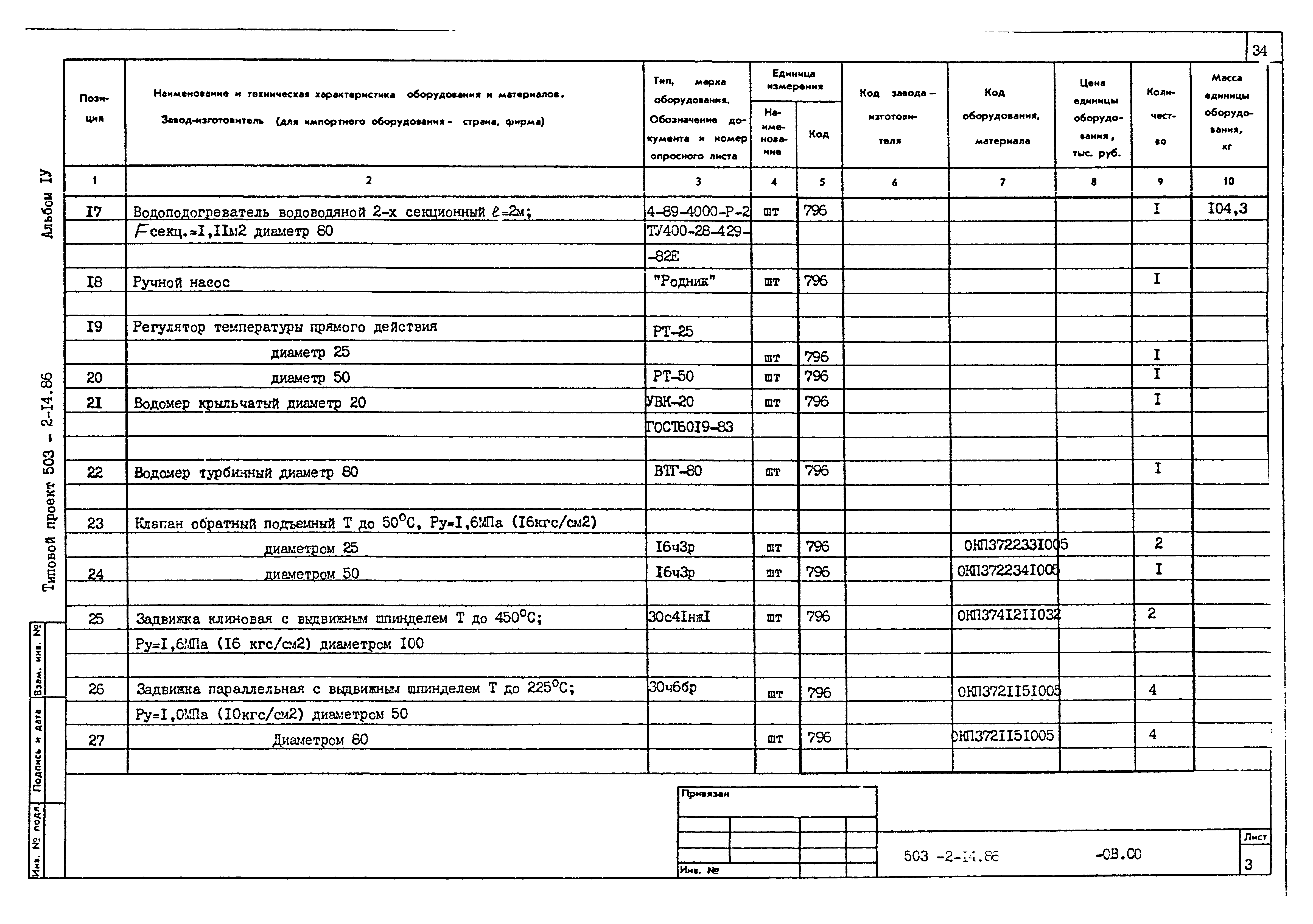 Типовой проект 503-2-14.86