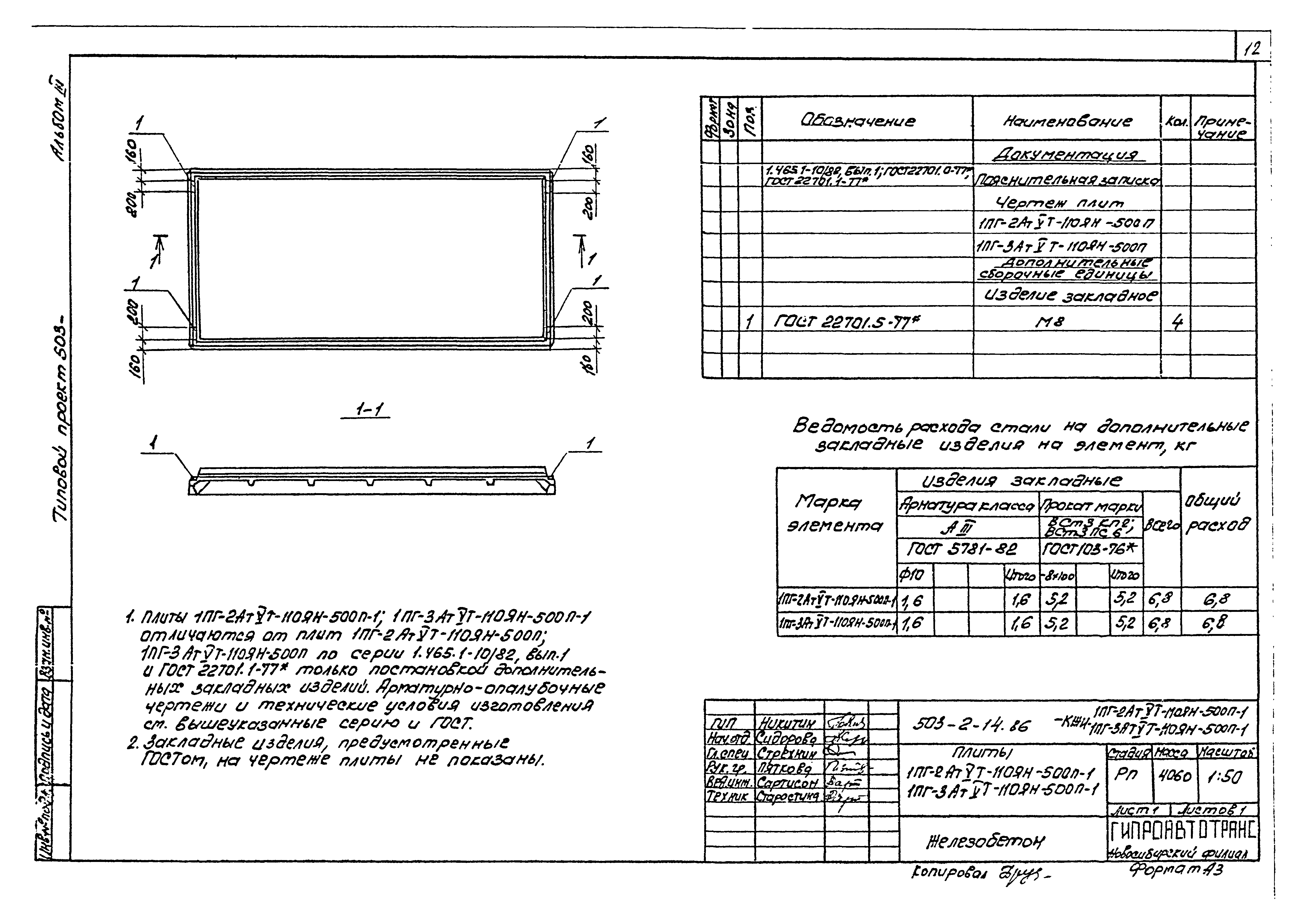 Типовой проект 503-2-14.86