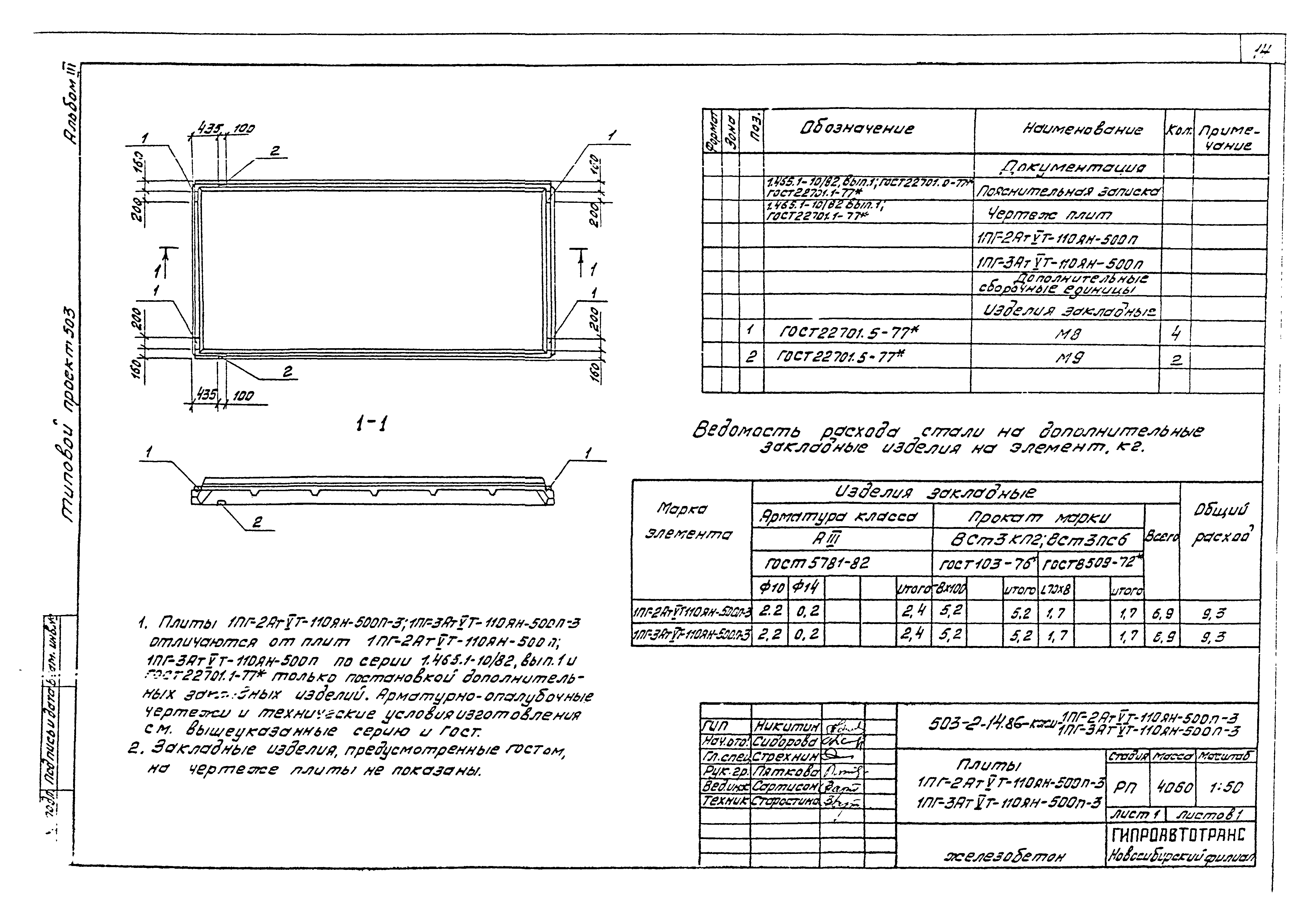 Типовой проект 503-2-14.86