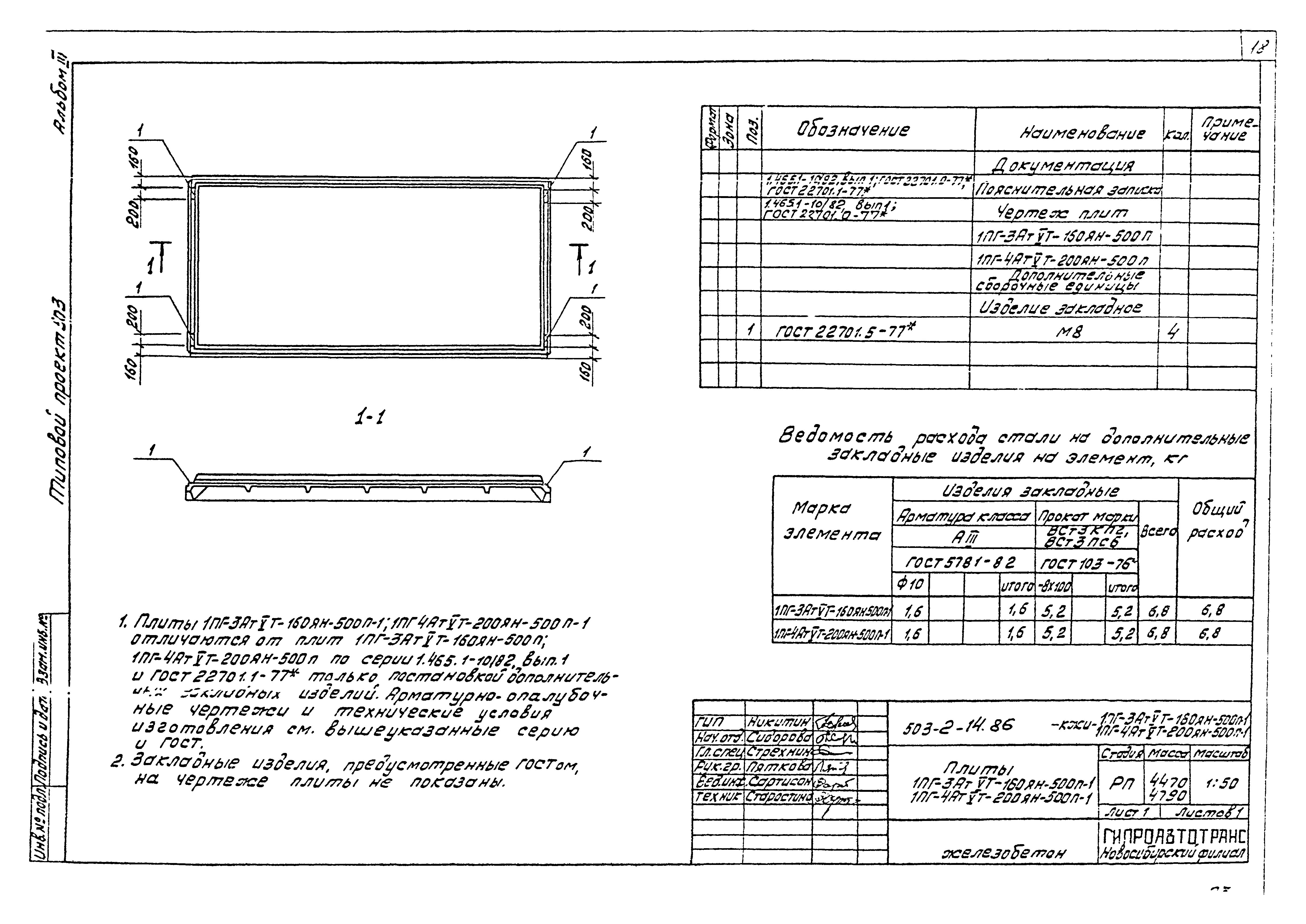 Типовой проект 503-2-14.86