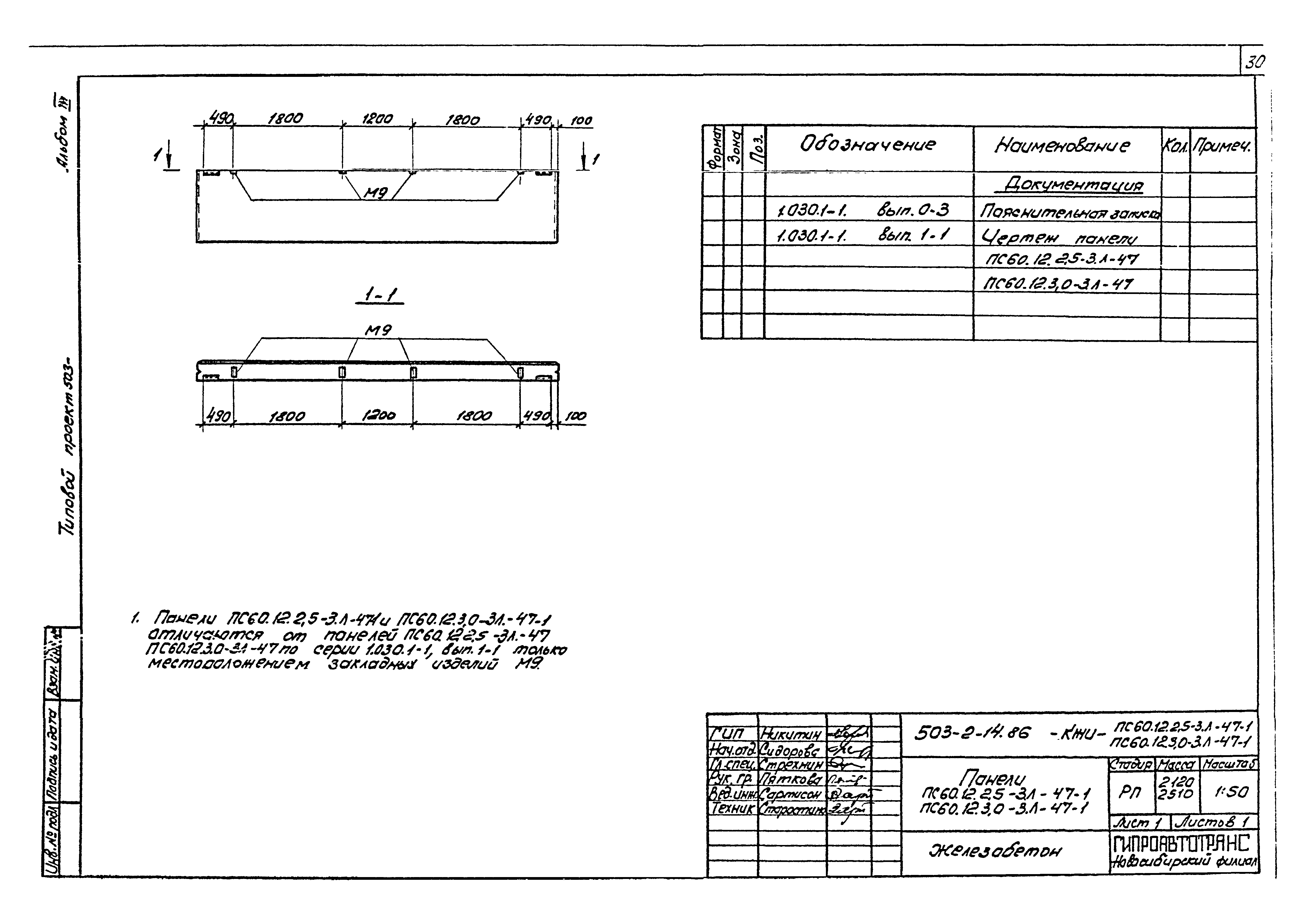 Типовой проект 503-2-14.86