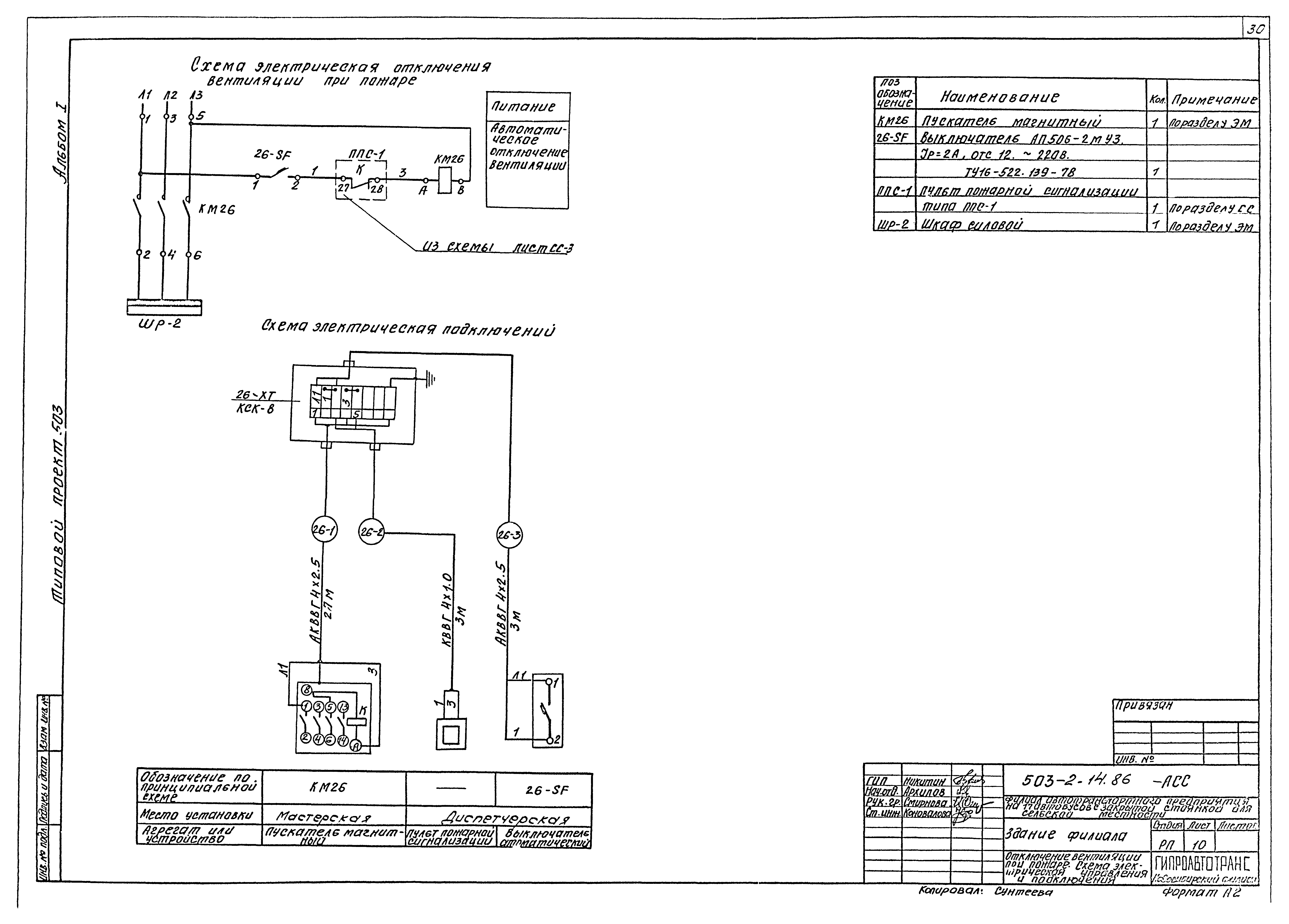 Типовой проект 503-2-14.86