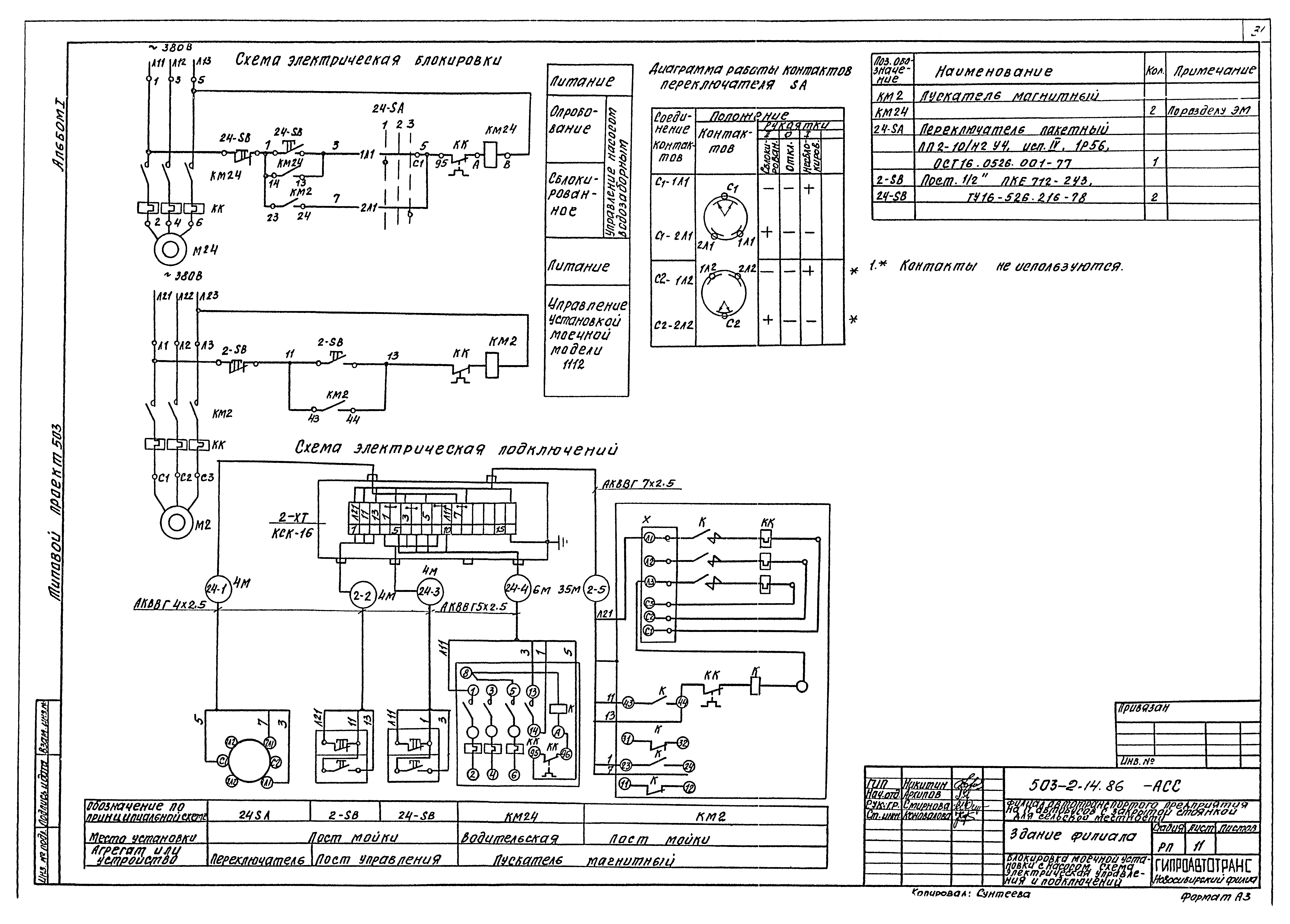 Типовой проект 503-2-14.86