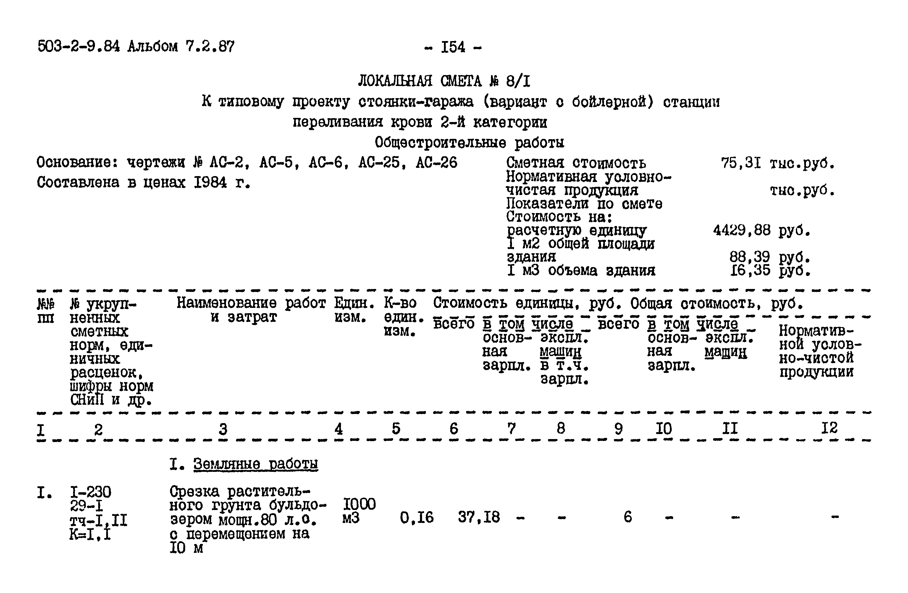 Типовой проект 503-2-9.84