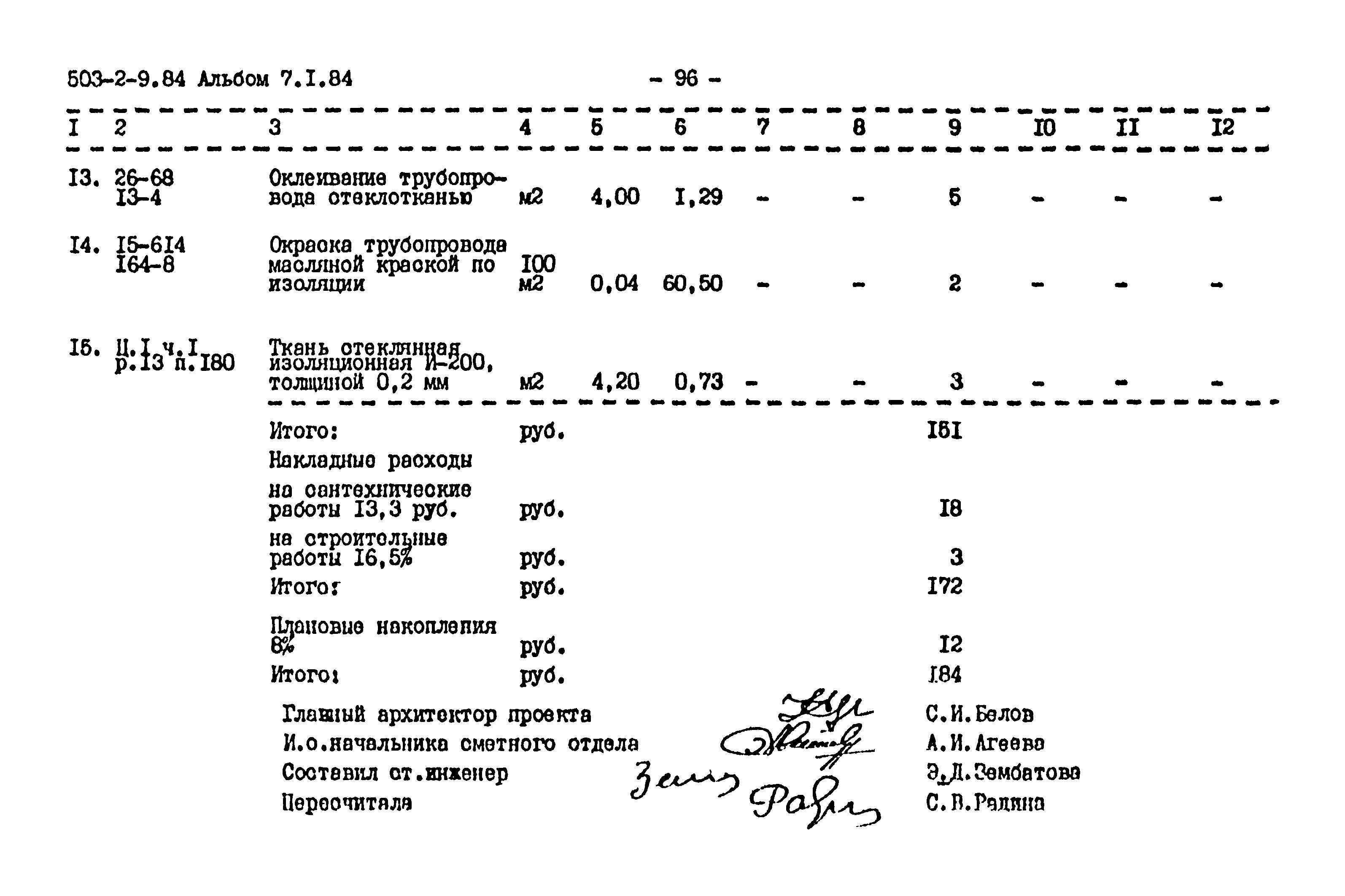 Типовой проект 503-2-9.84