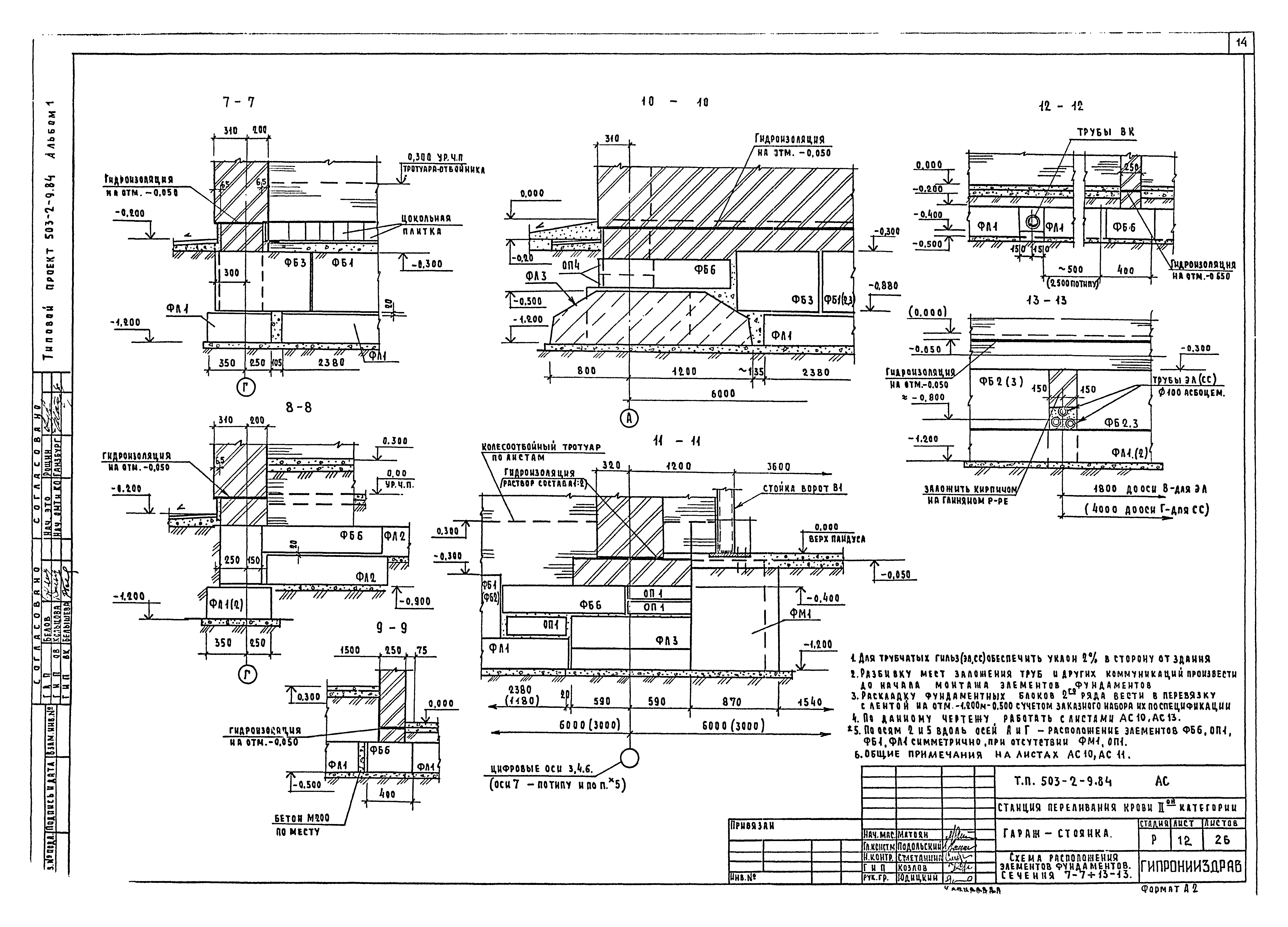 Типовой проект 503-2-9.84