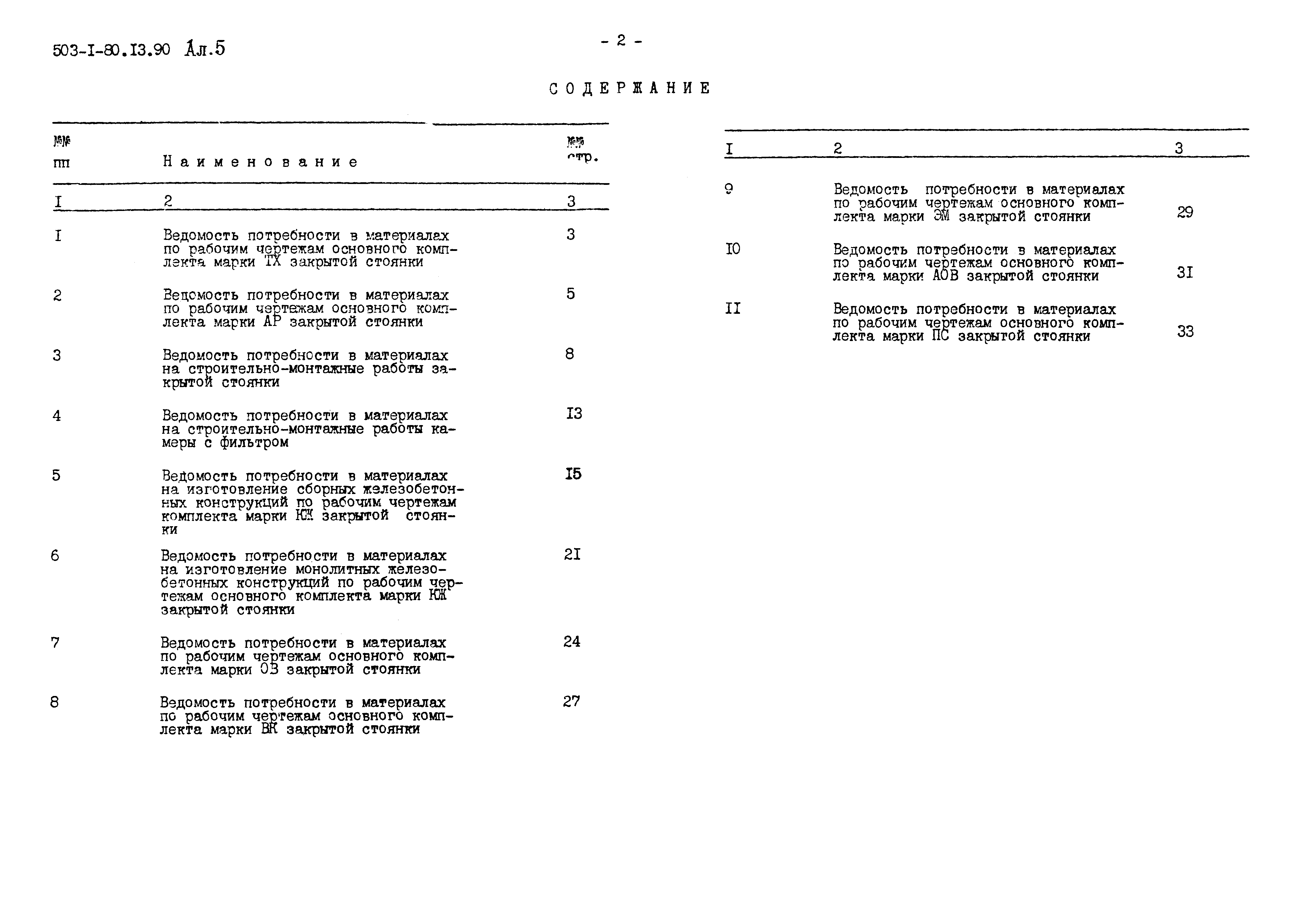 Типовой проект 503-1-80.13.90