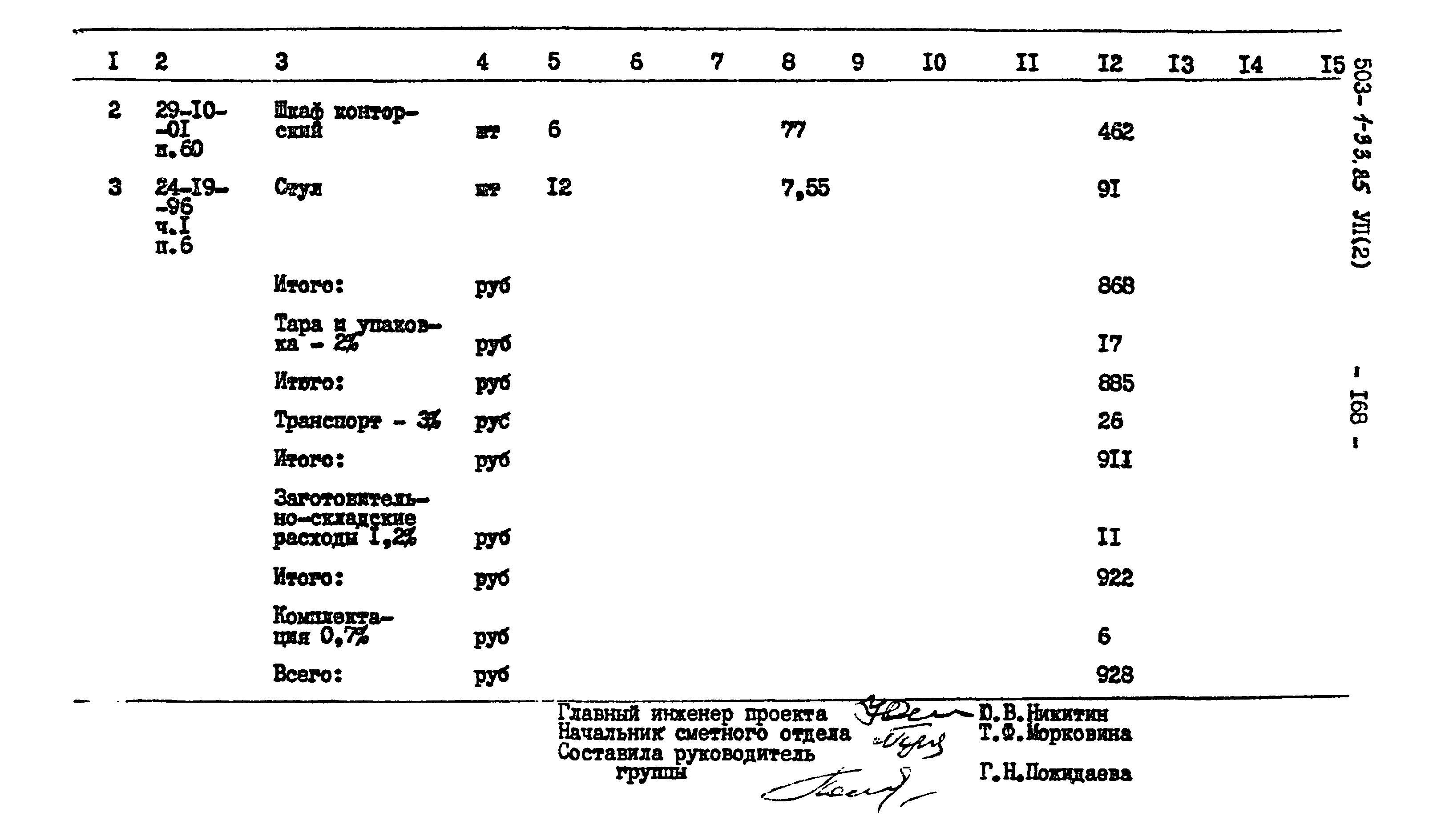 Типовой проект 503-1-33.85