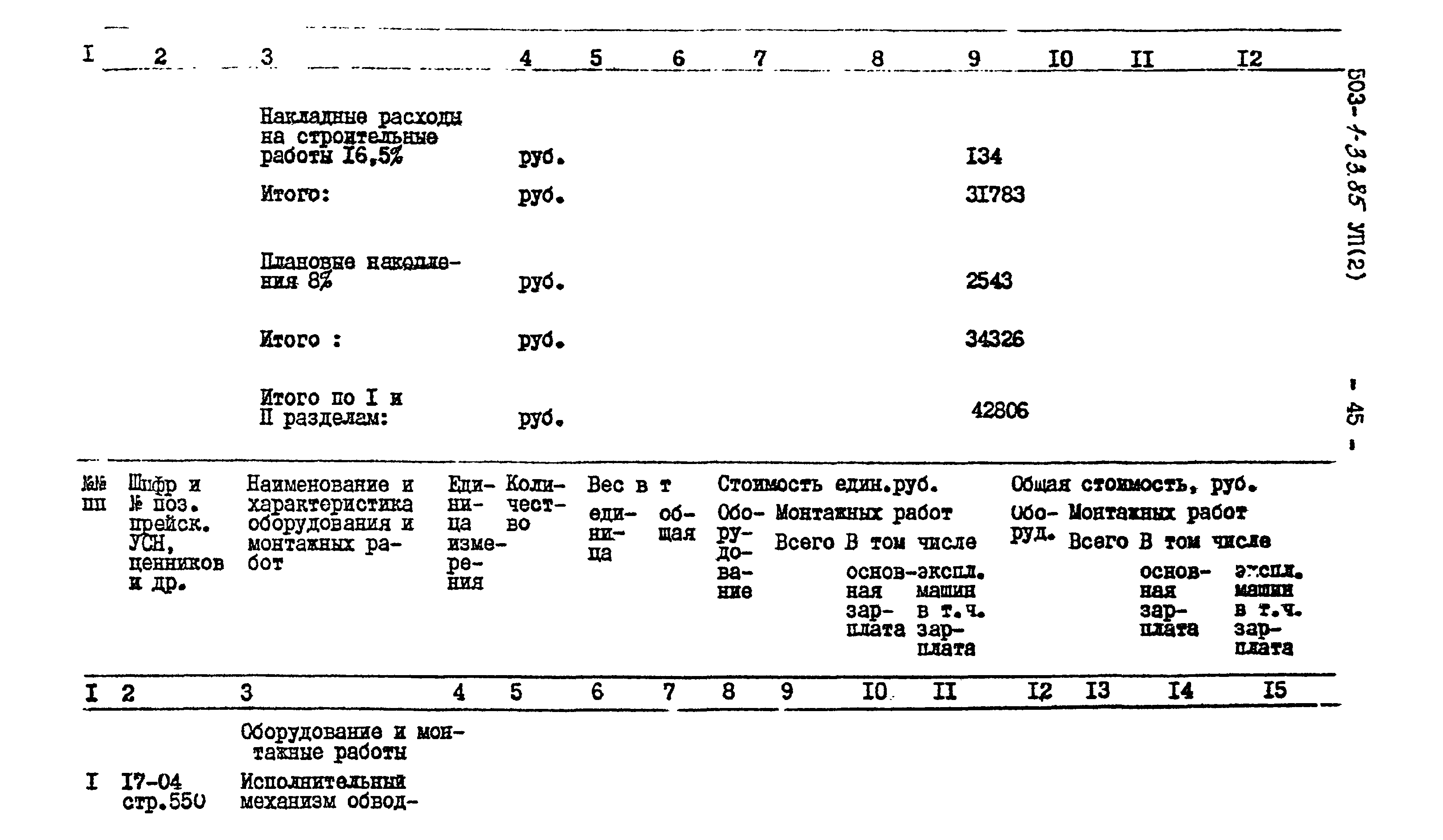 Типовой проект 503-1-33.85