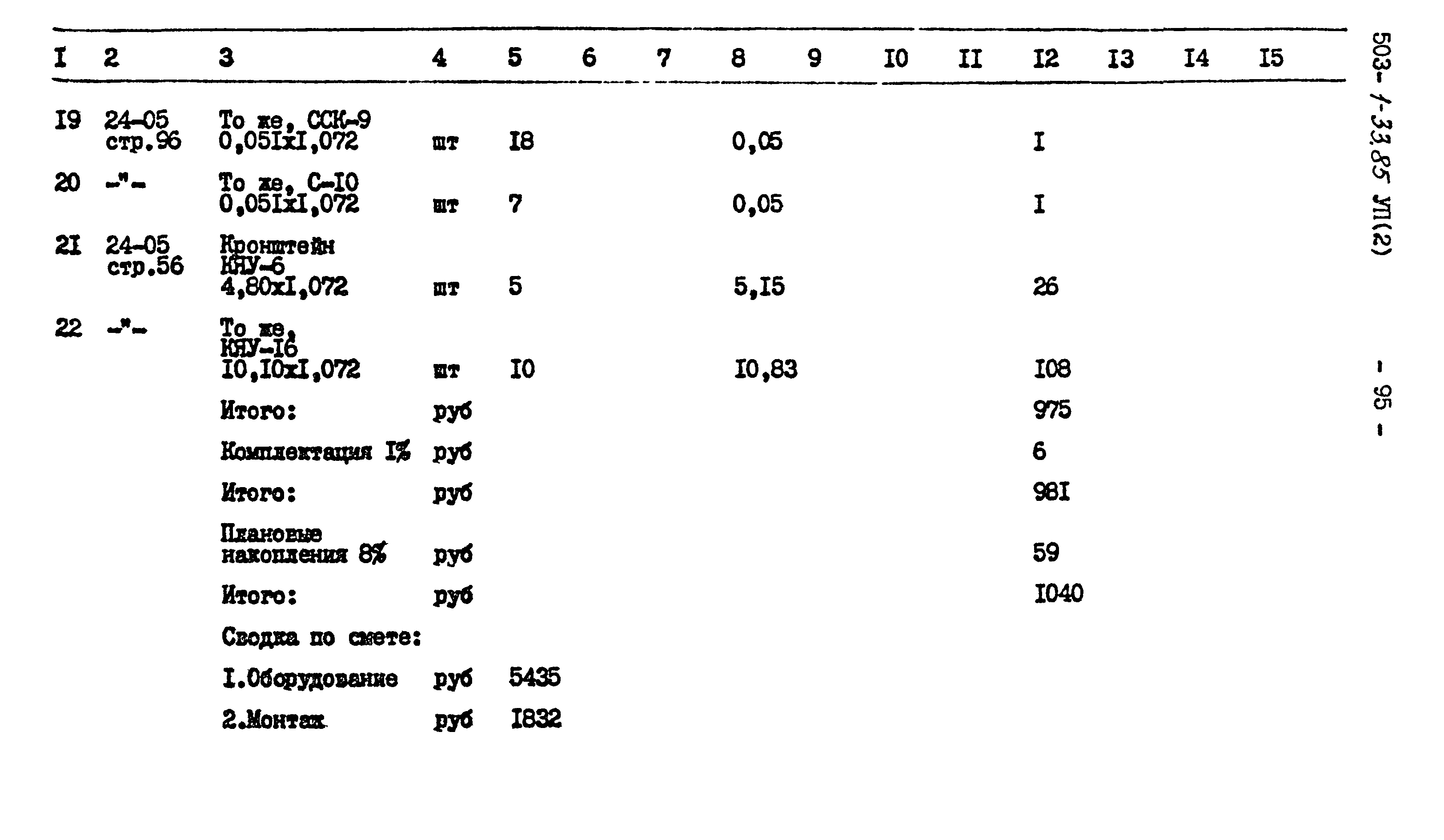 Типовой проект 503-1-33.85