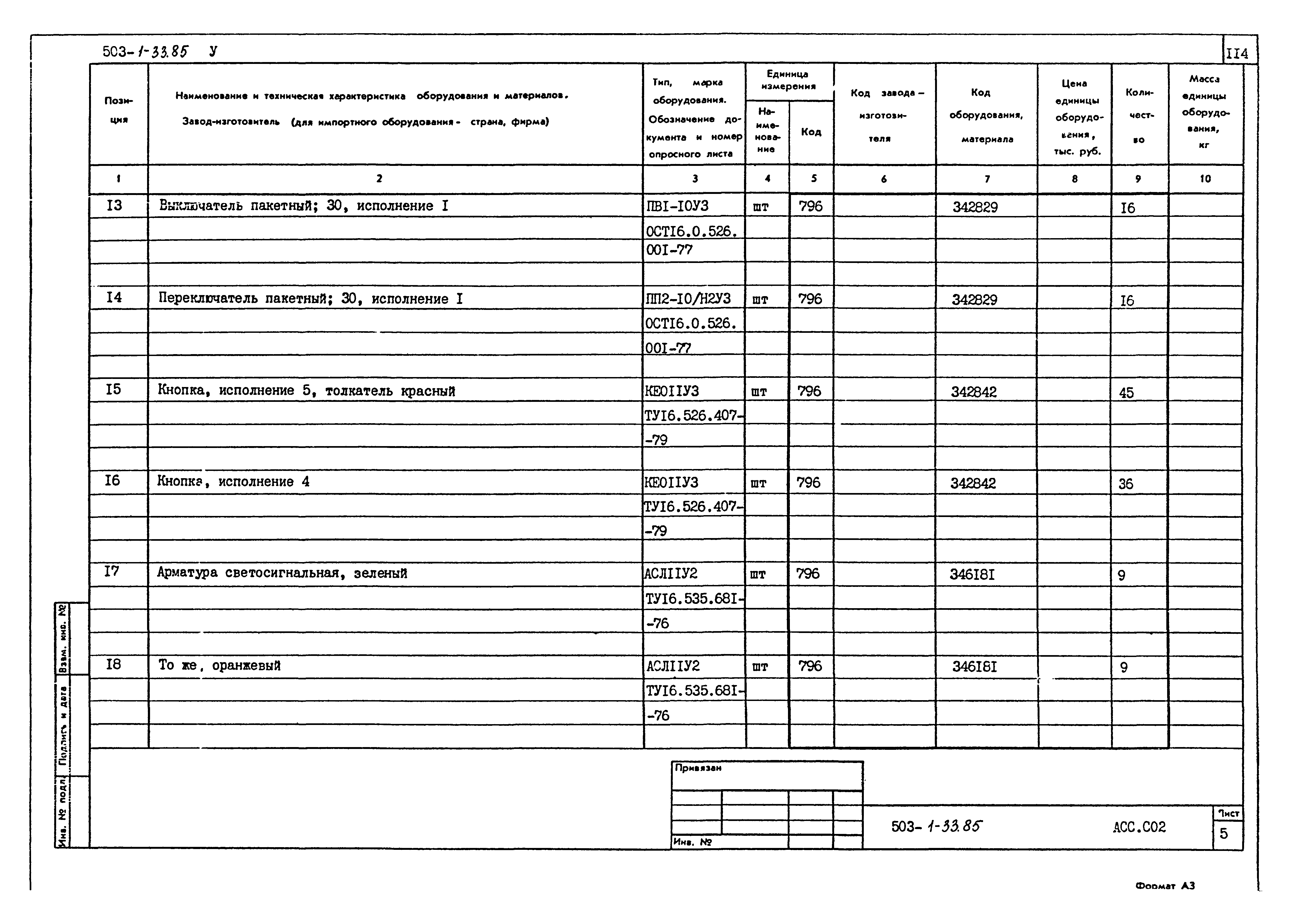 Типовой проект 503-1-33.85