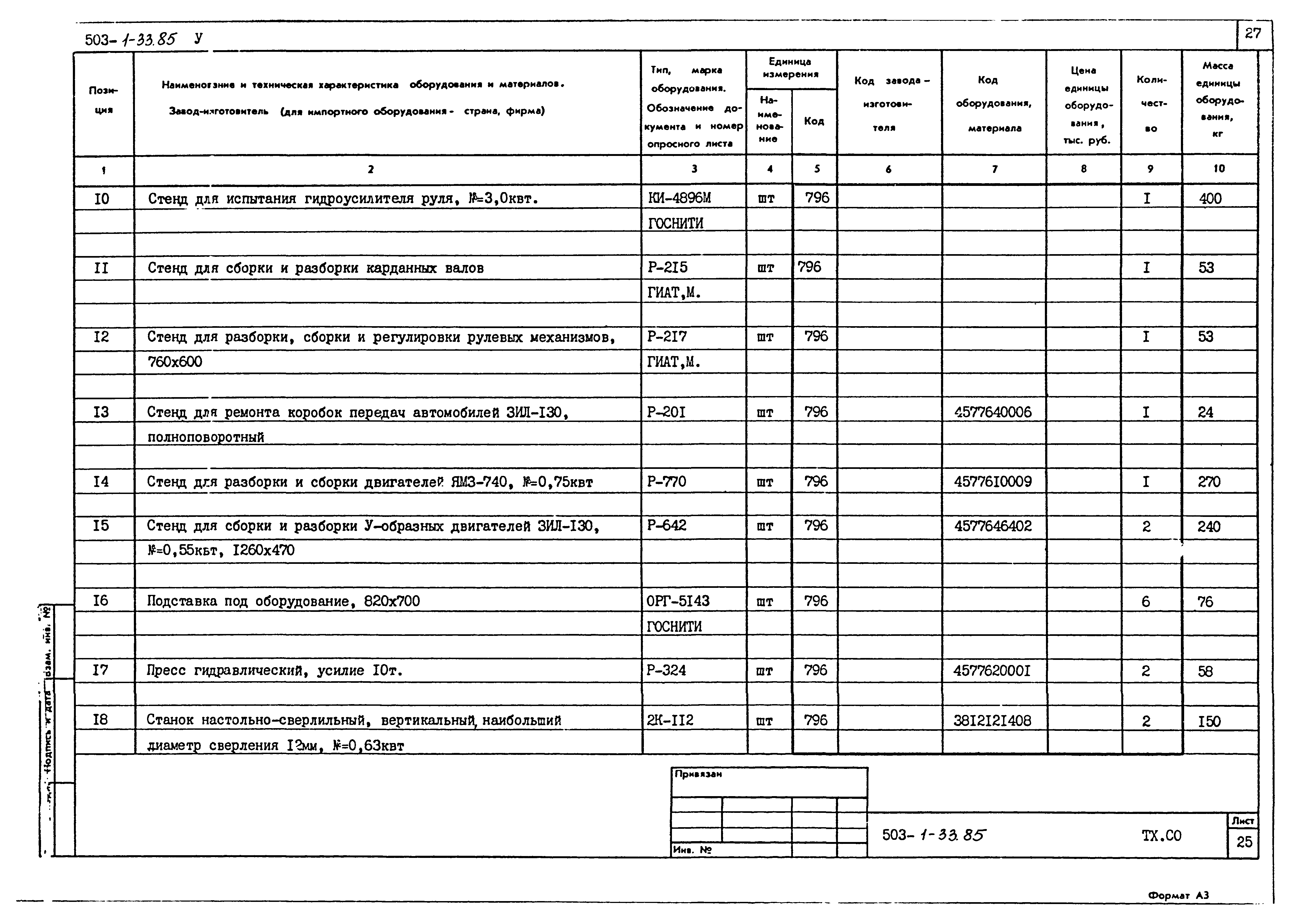 Типовой проект 503-1-33.85