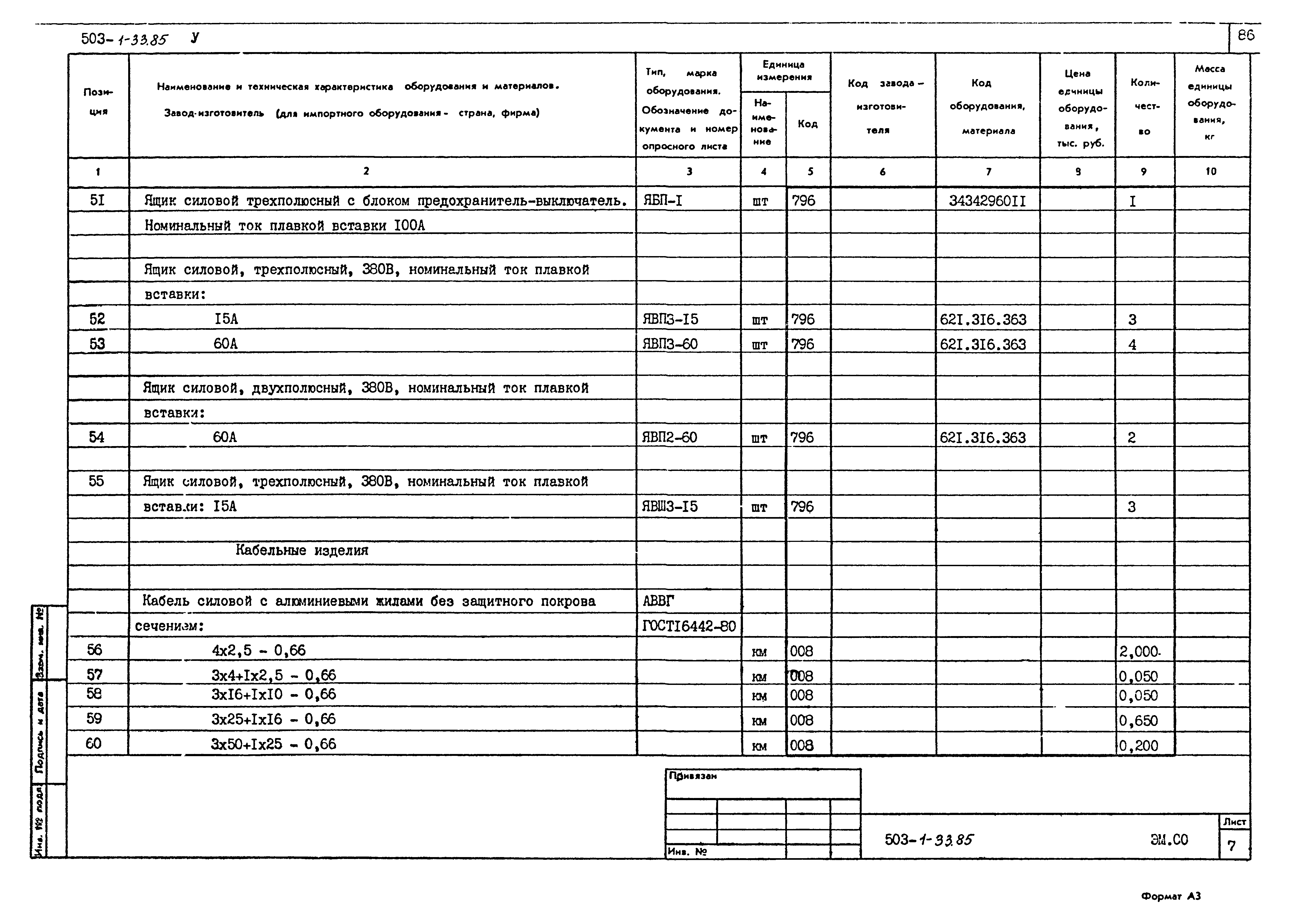 Типовой проект 503-1-33.85