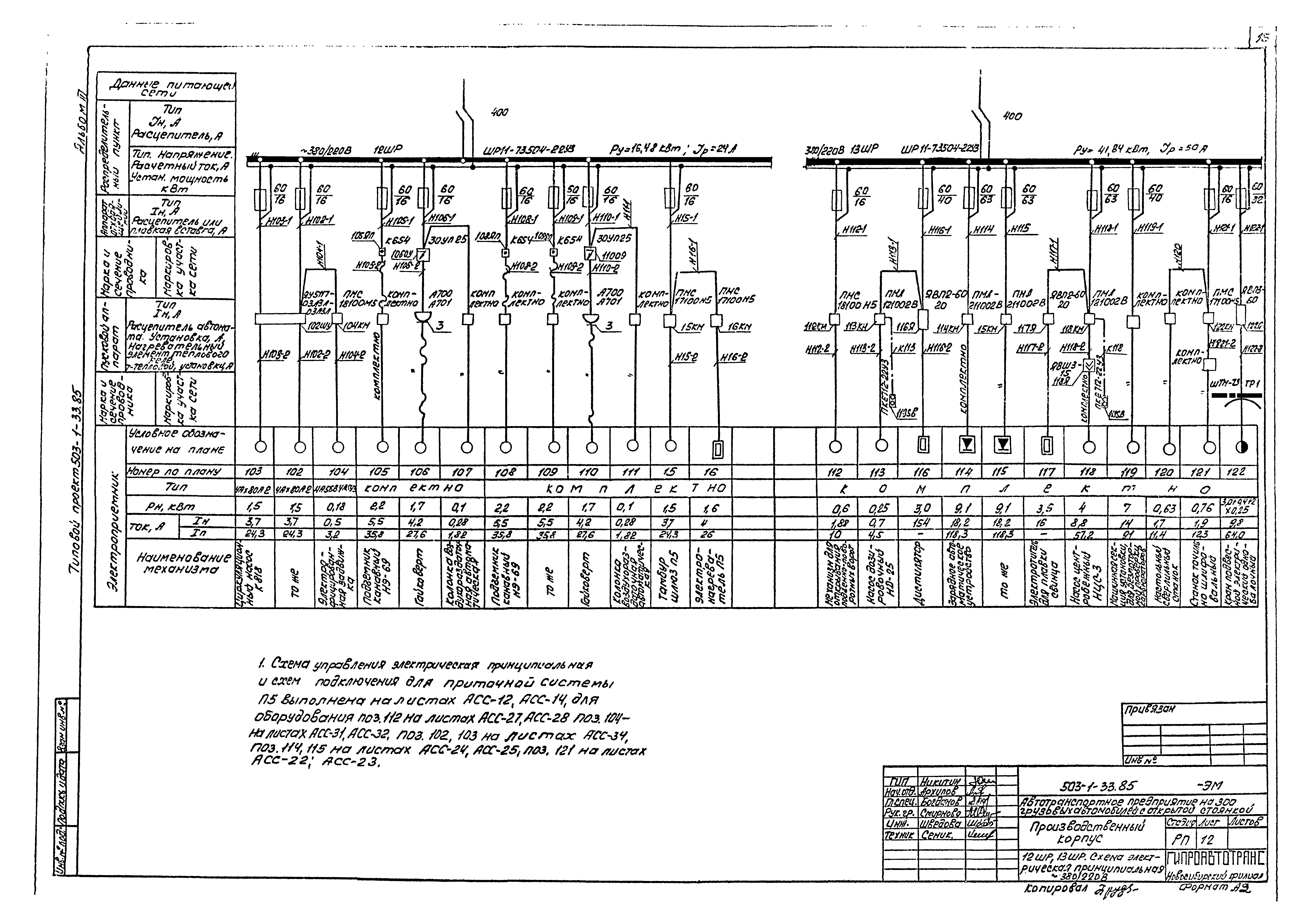 Типовой проект 503-1-33.85