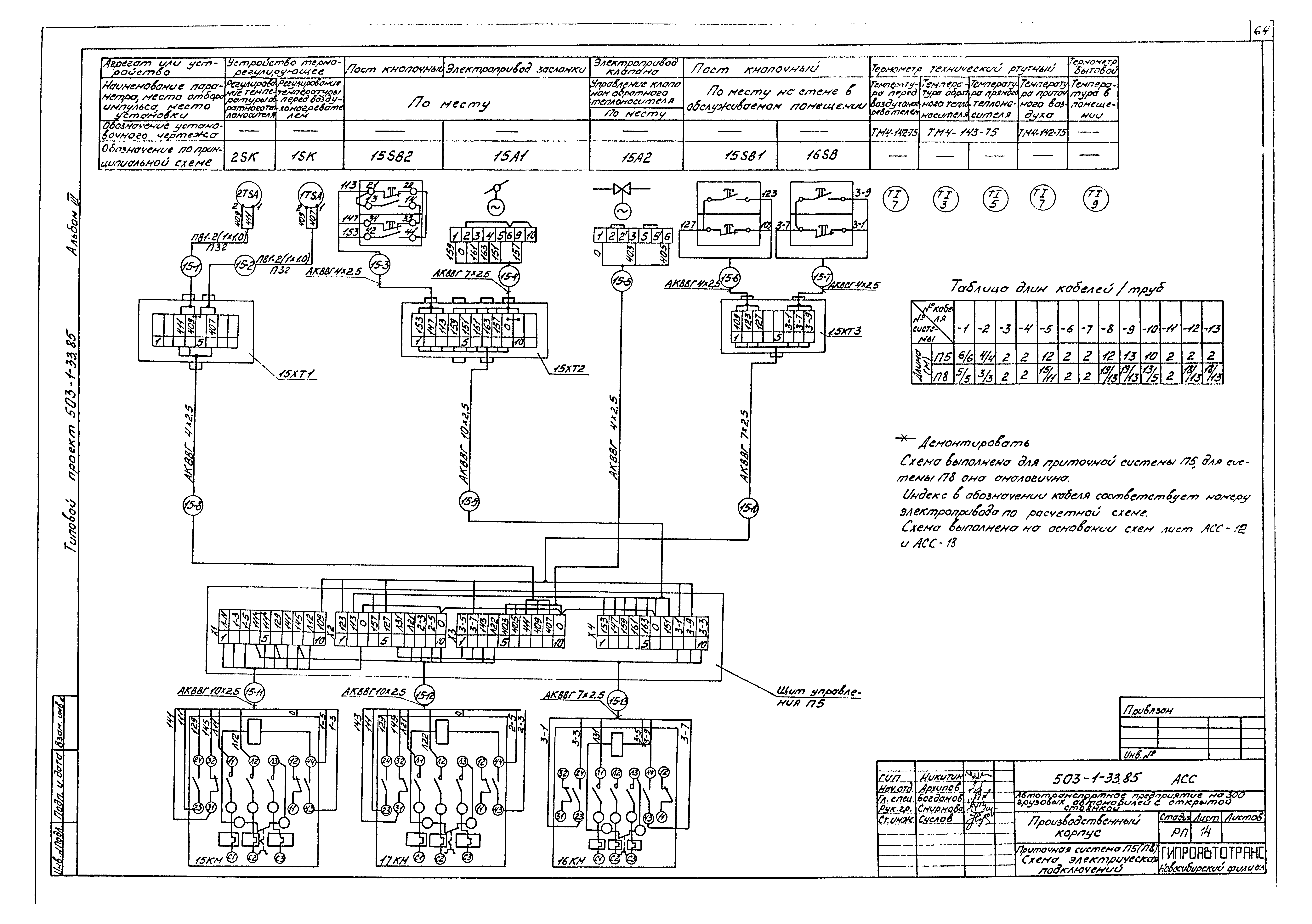 Типовой проект 503-1-33.85