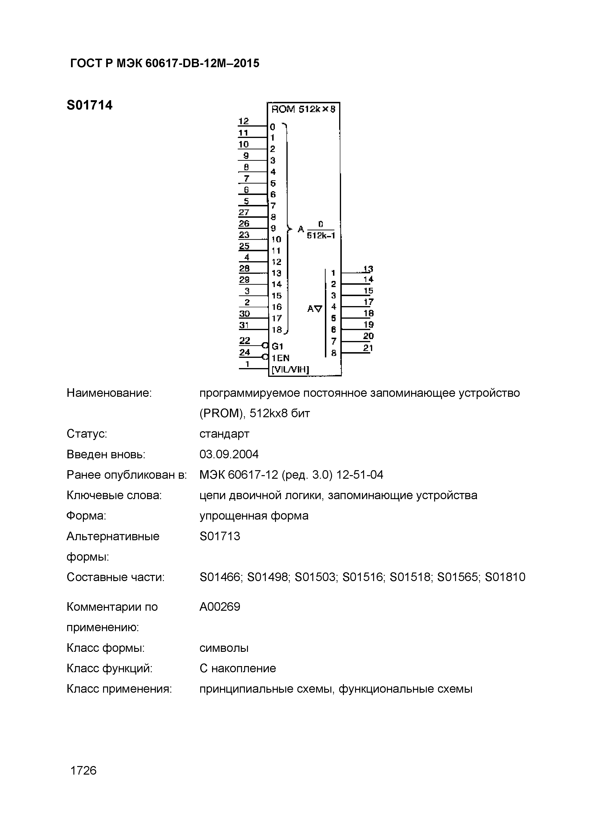 ГОСТ Р МЭК 60617-DB-12M-2015