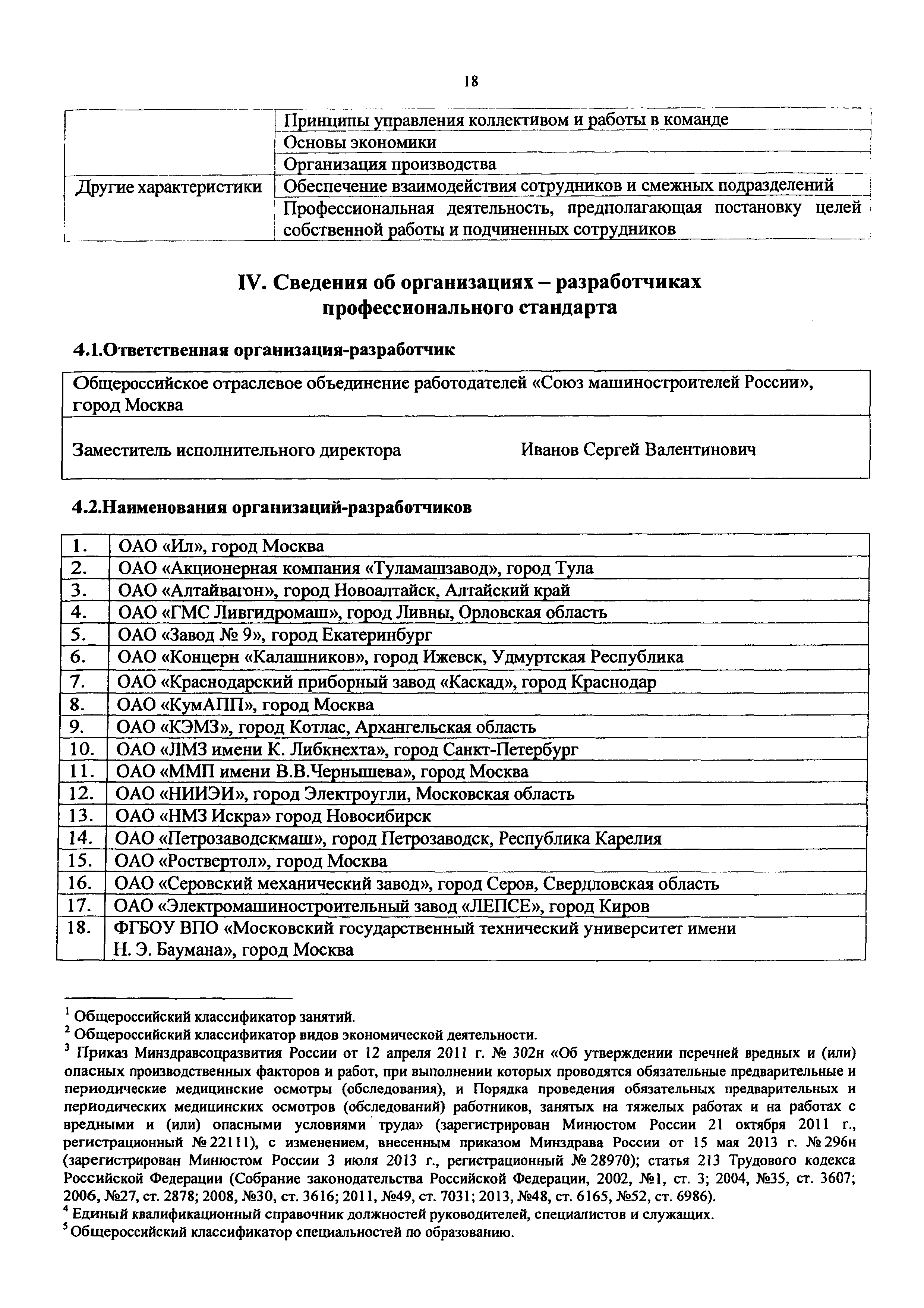 Скачать Приказ 1155н Об утверждении профессионального стандарта Специалист  по инструментальному обеспечению термического производства