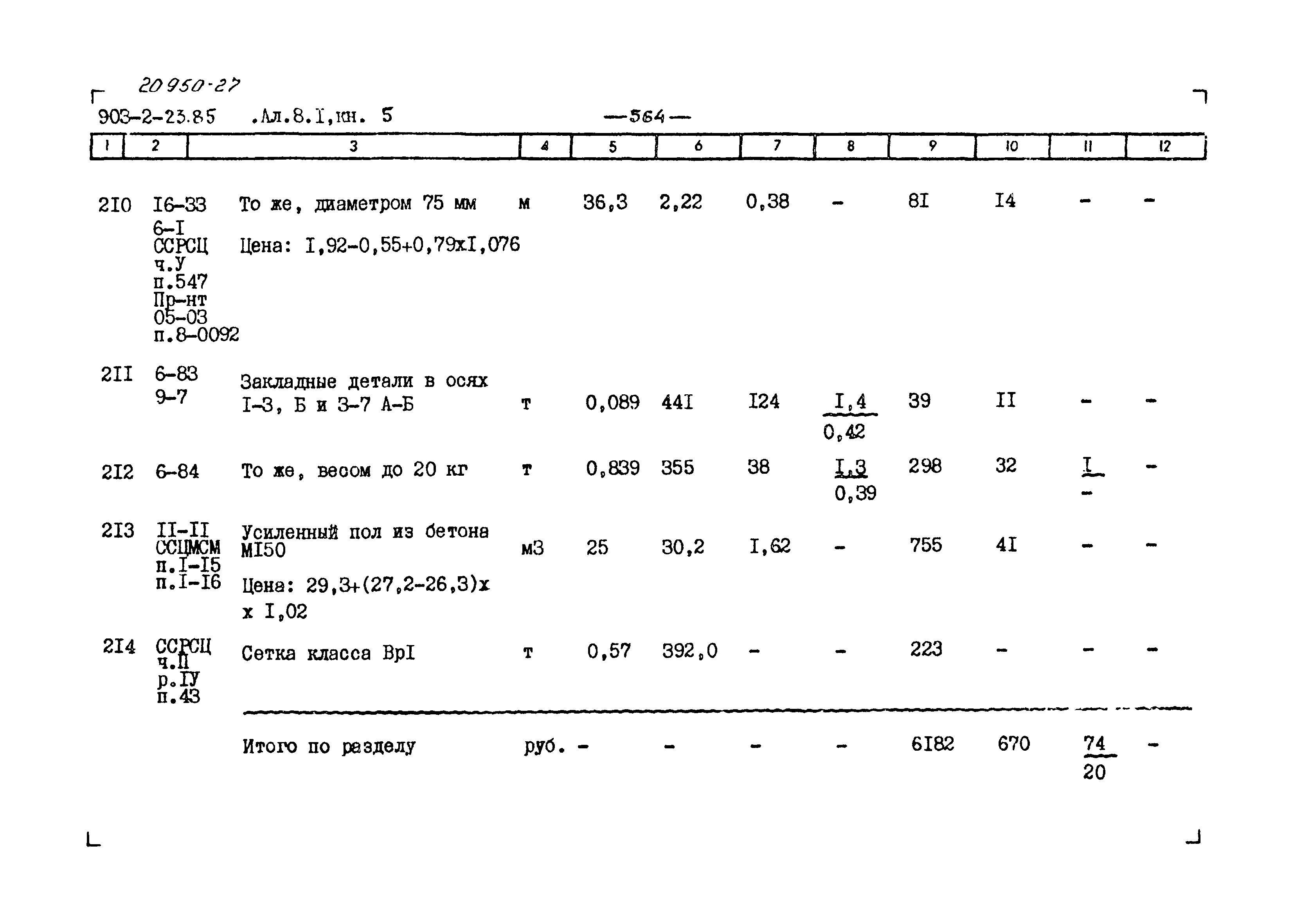 Типовой проект 903-2-23.85