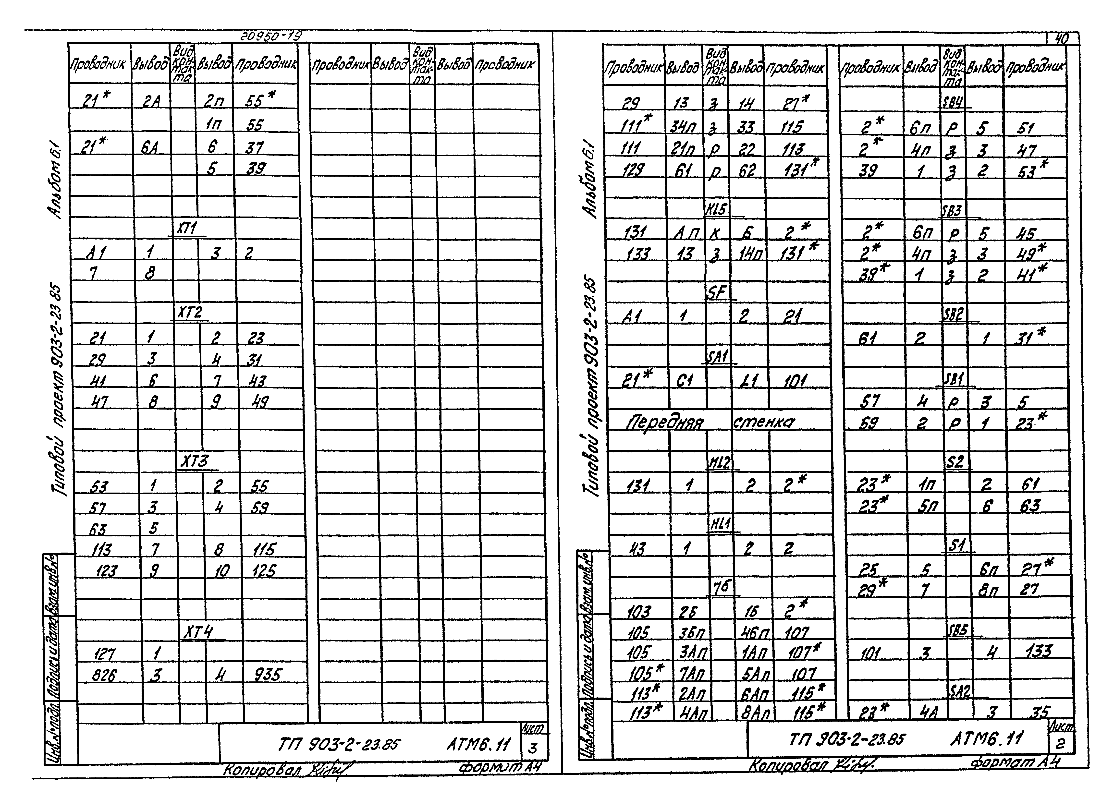 Типовой проект 903-2-23.85