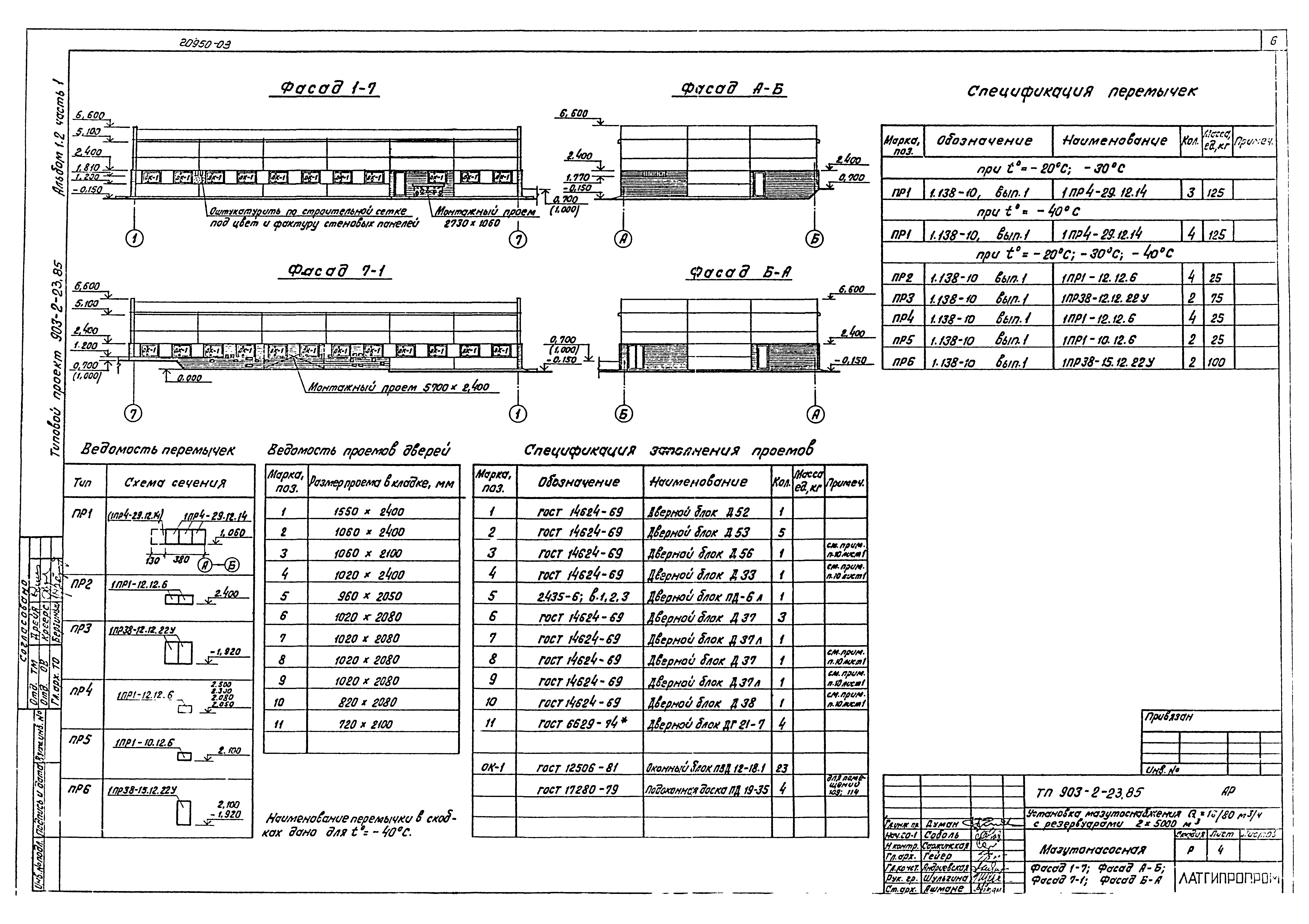 Типовой проект 903-2-23.85