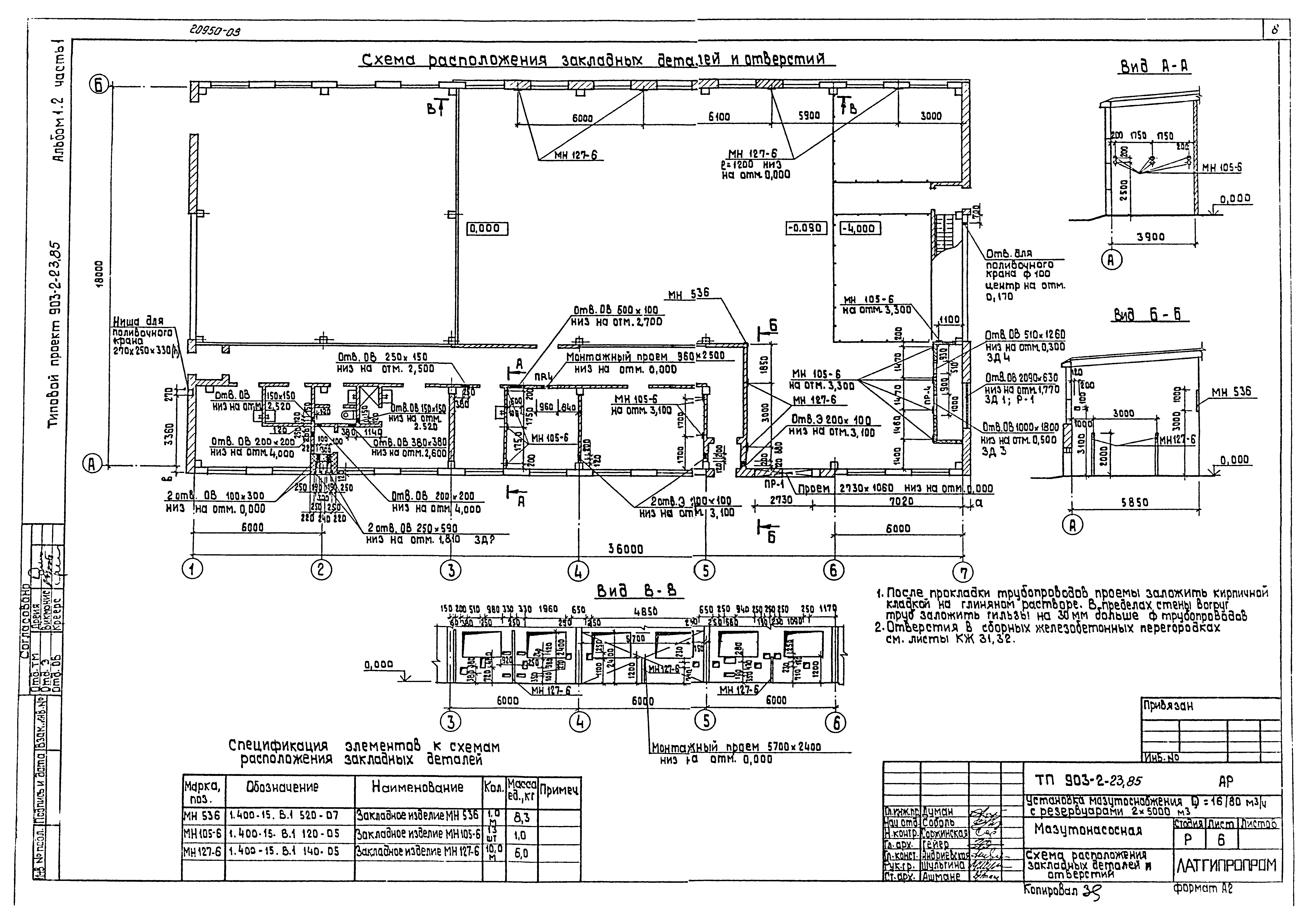 Типовой проект 903-2-23.85