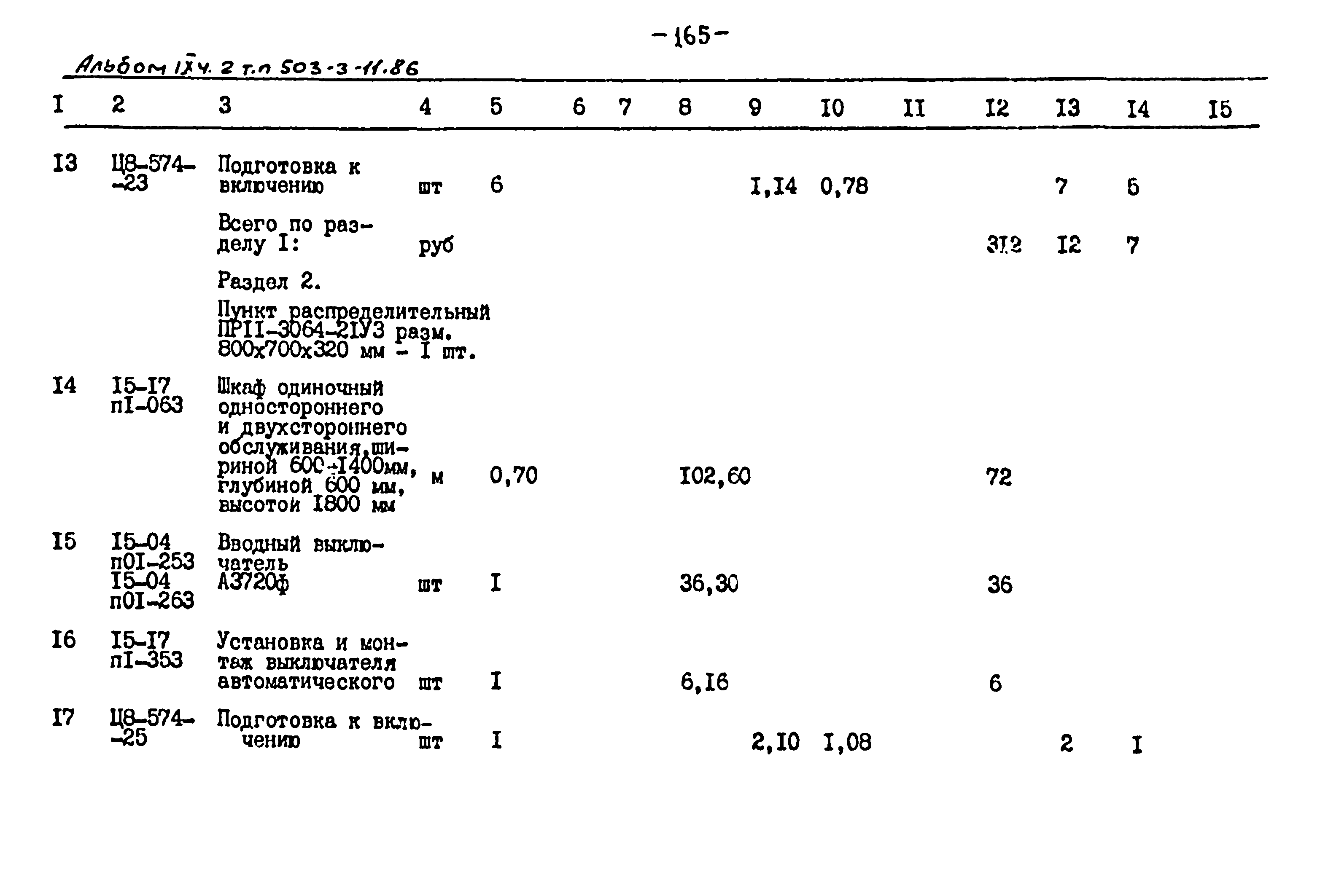Типовой проект 503-3-11.86