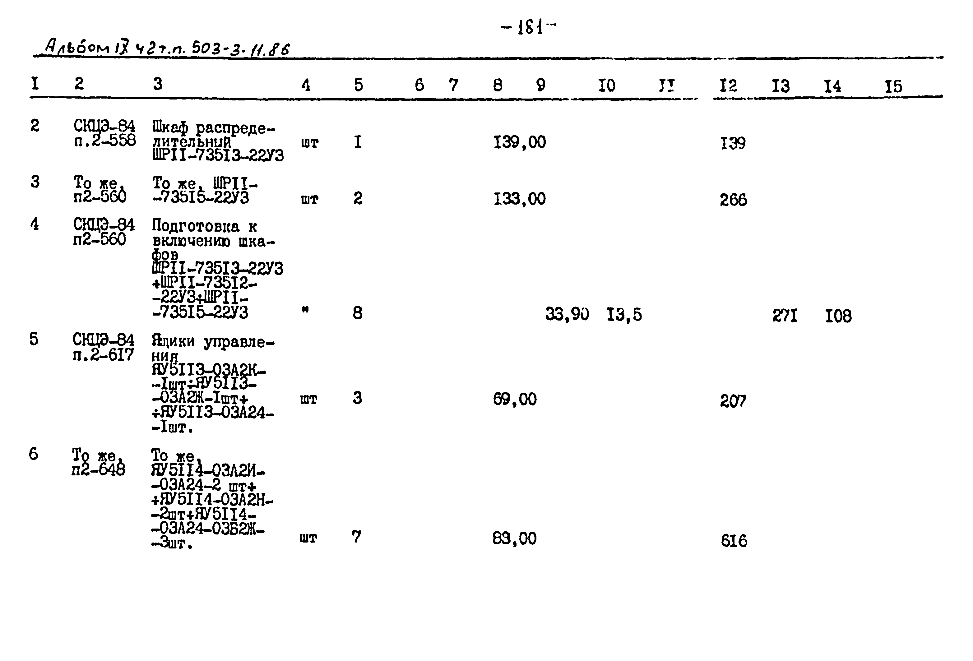 Типовой проект 503-3-11.86