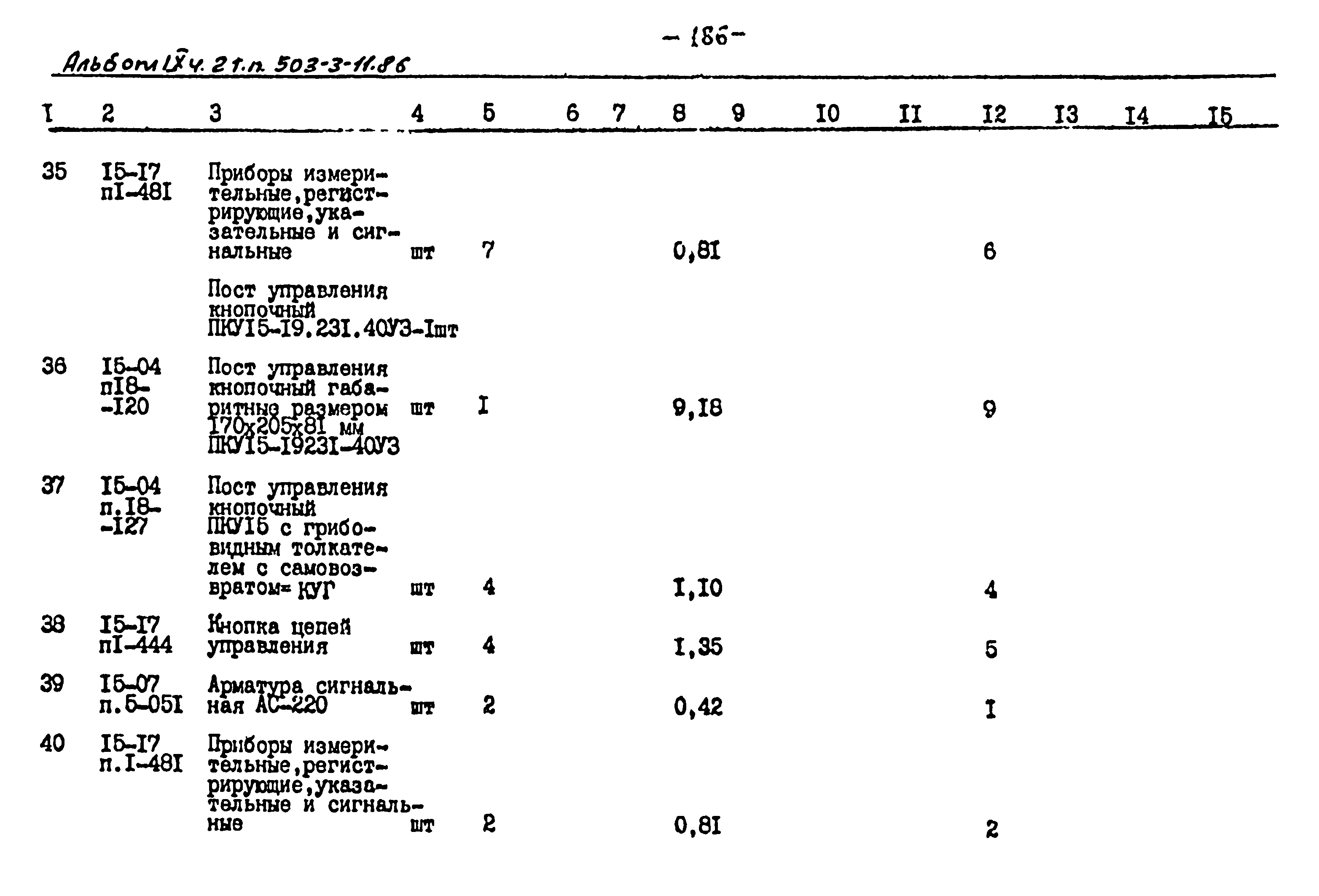 Типовой проект 503-3-11.86