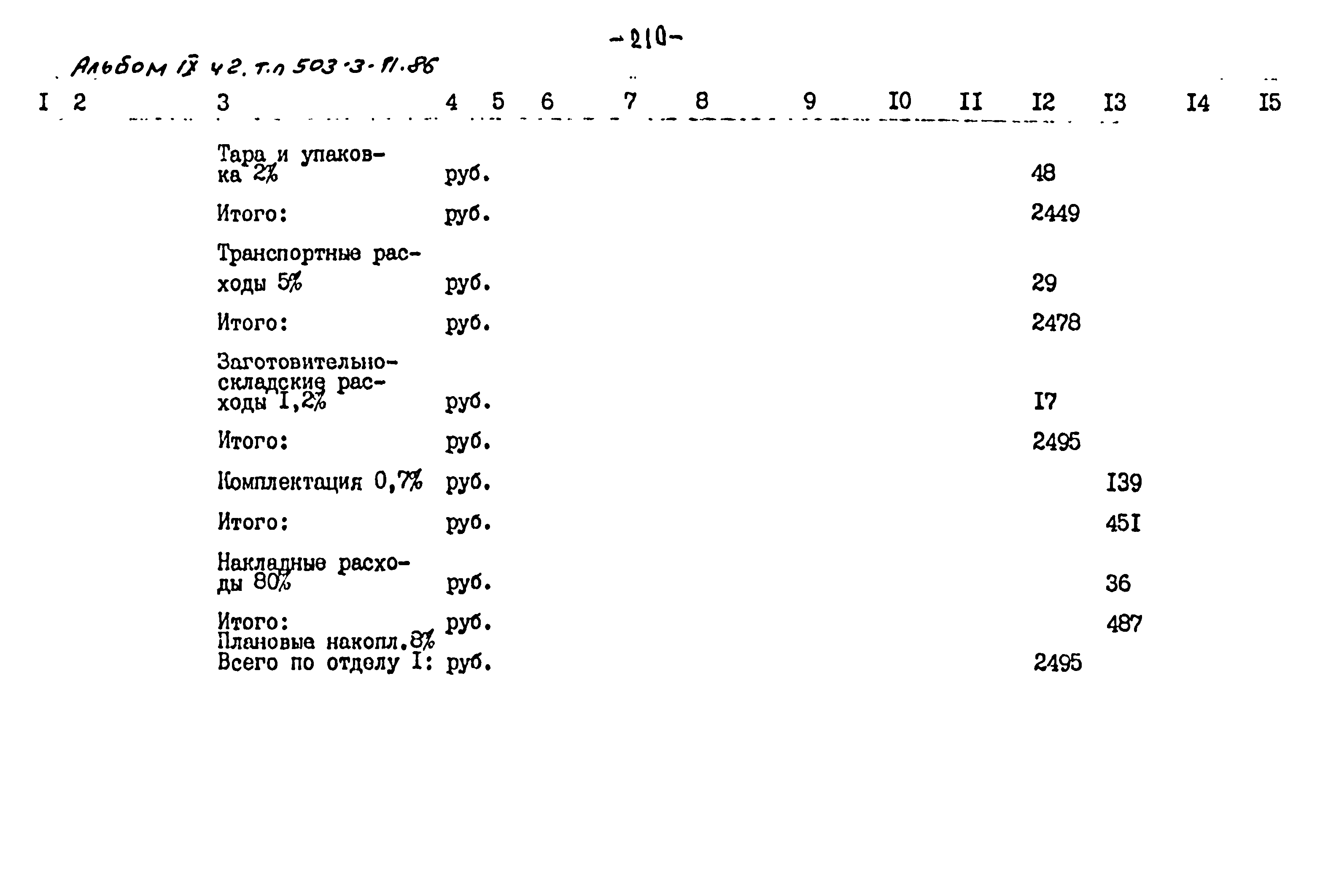 Типовой проект 503-3-11.86