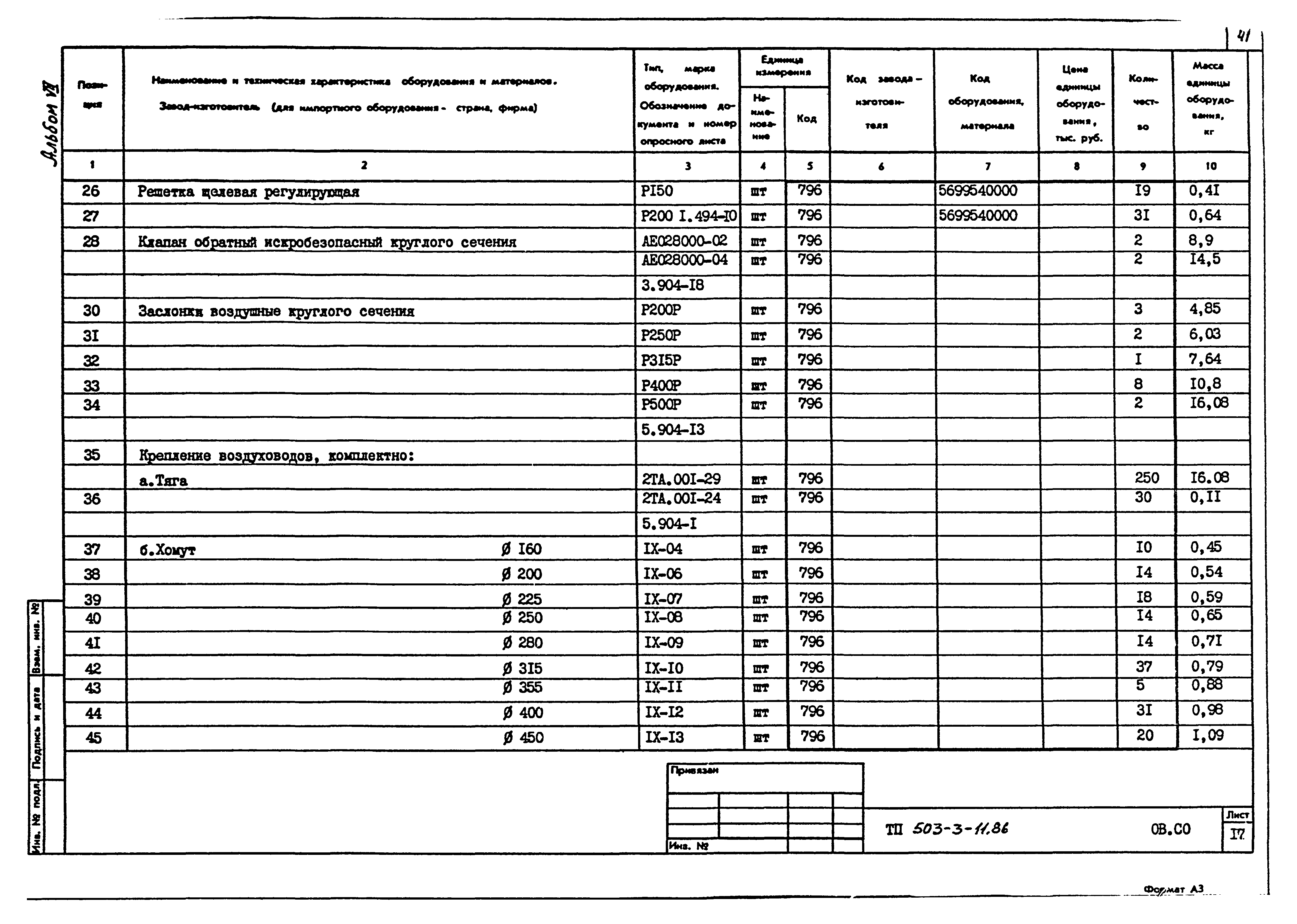 Типовой проект 503-3-11.86