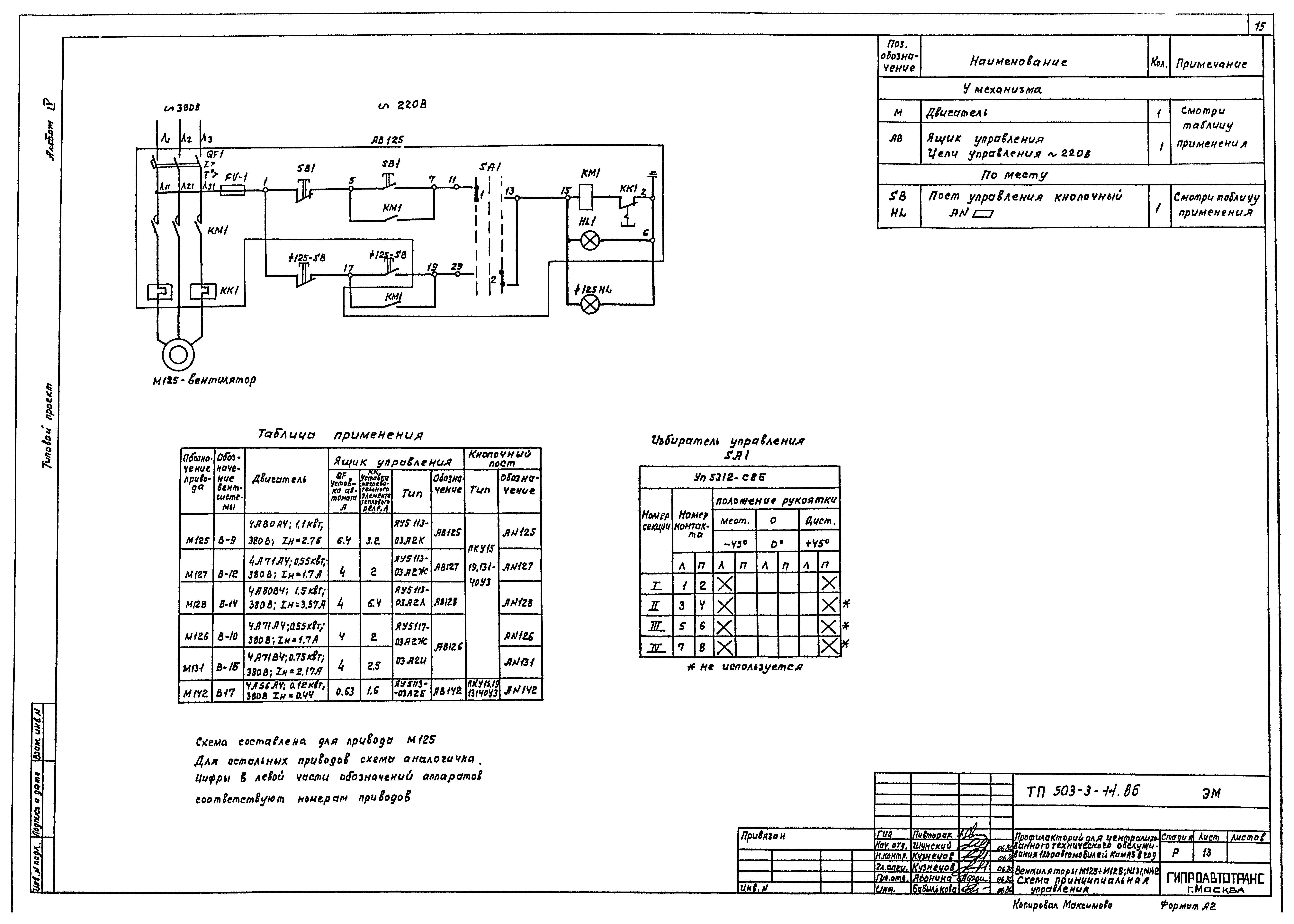 Типовой проект 503-3-11.86