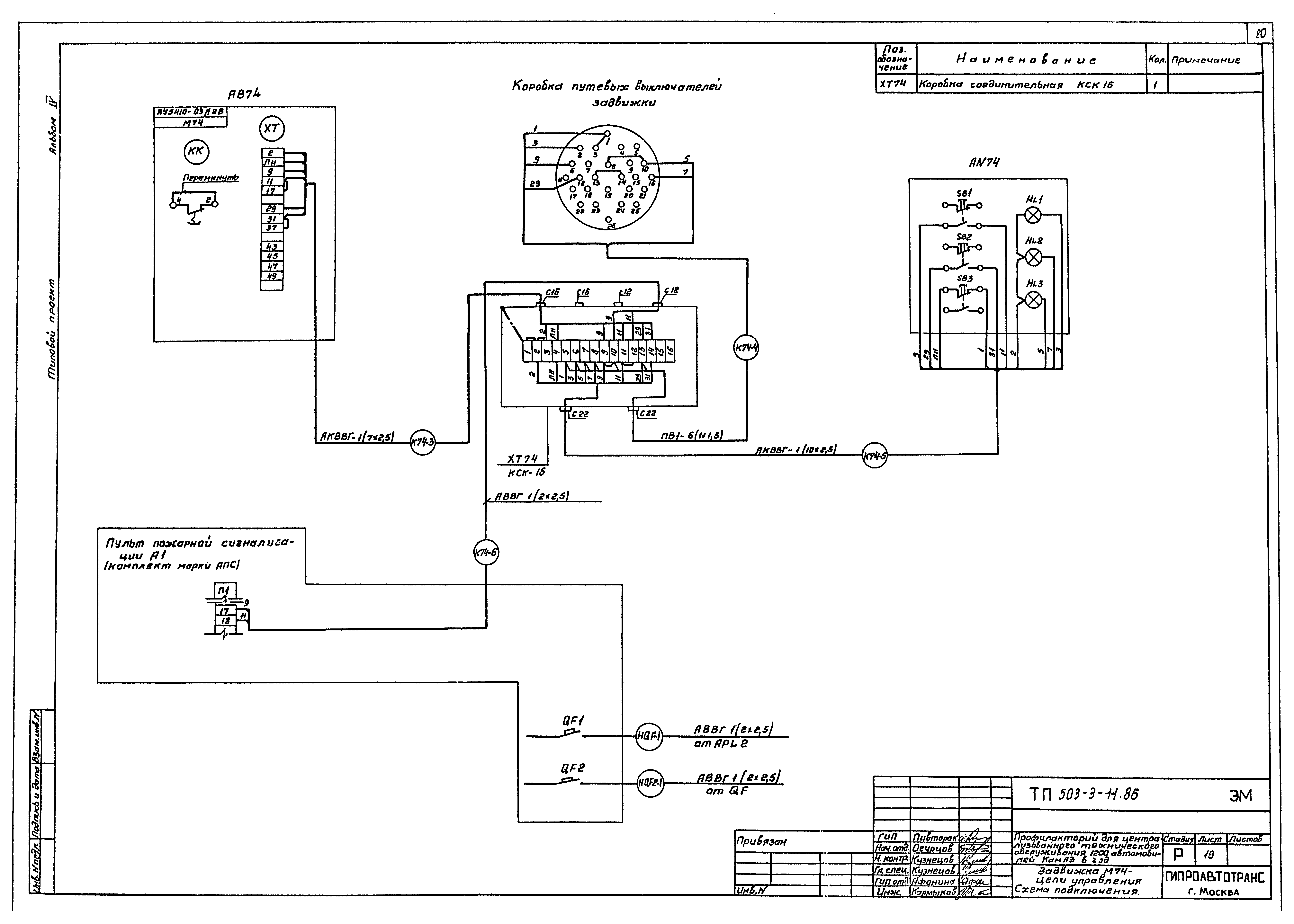 Типовой проект 503-3-11.86