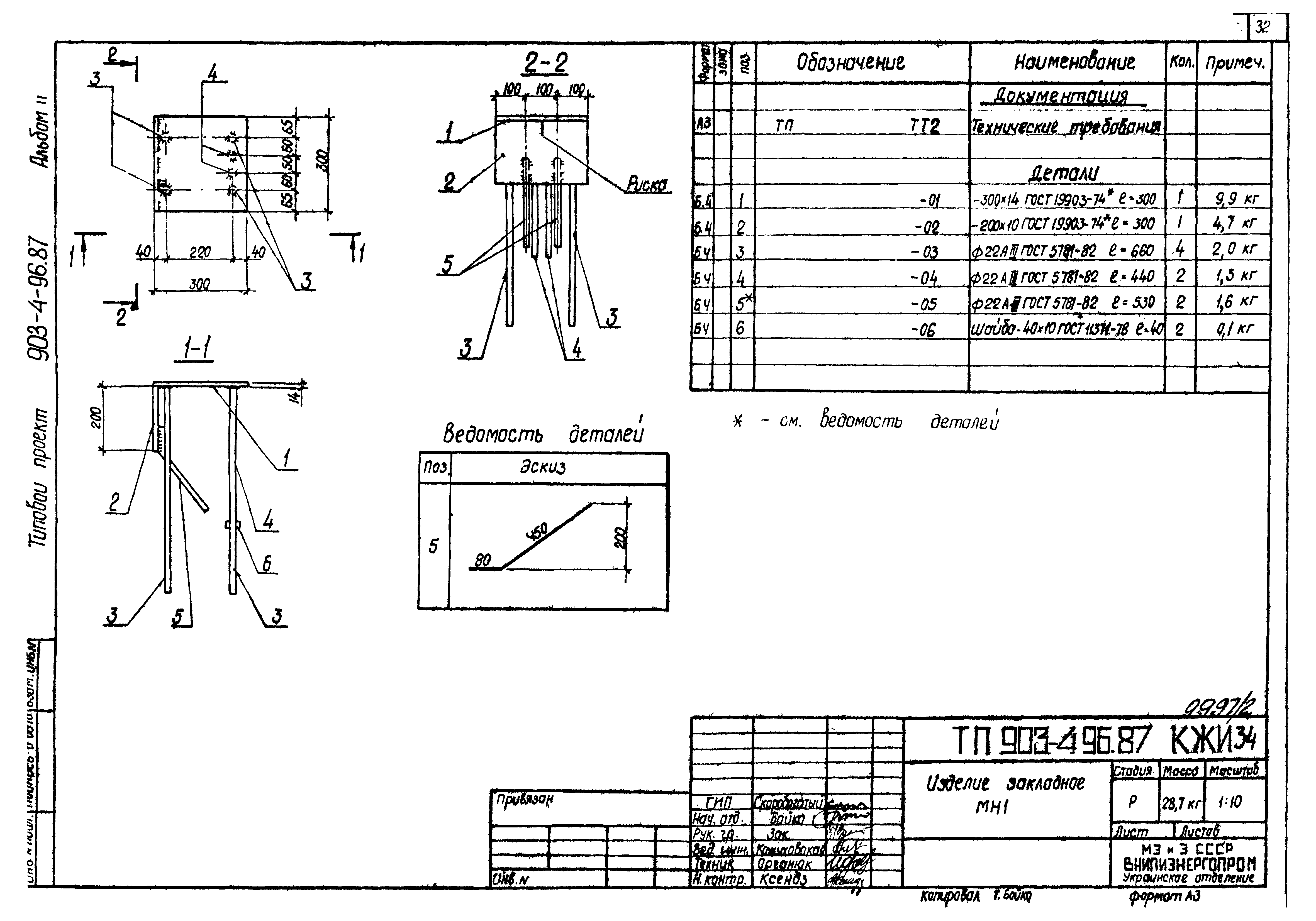 Типовой проект 903-4-94.87