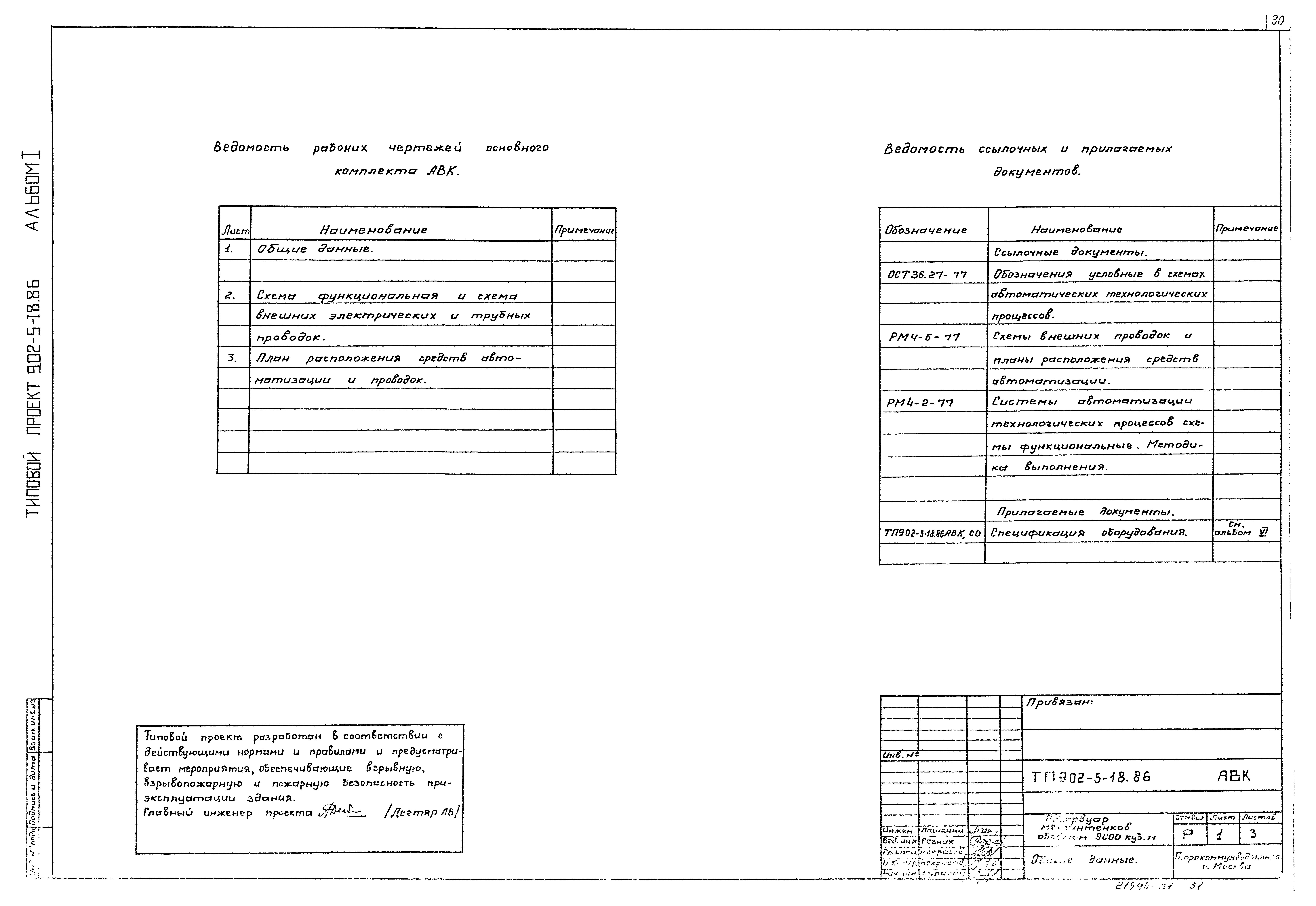 Типовой проект 902-5-18.86
