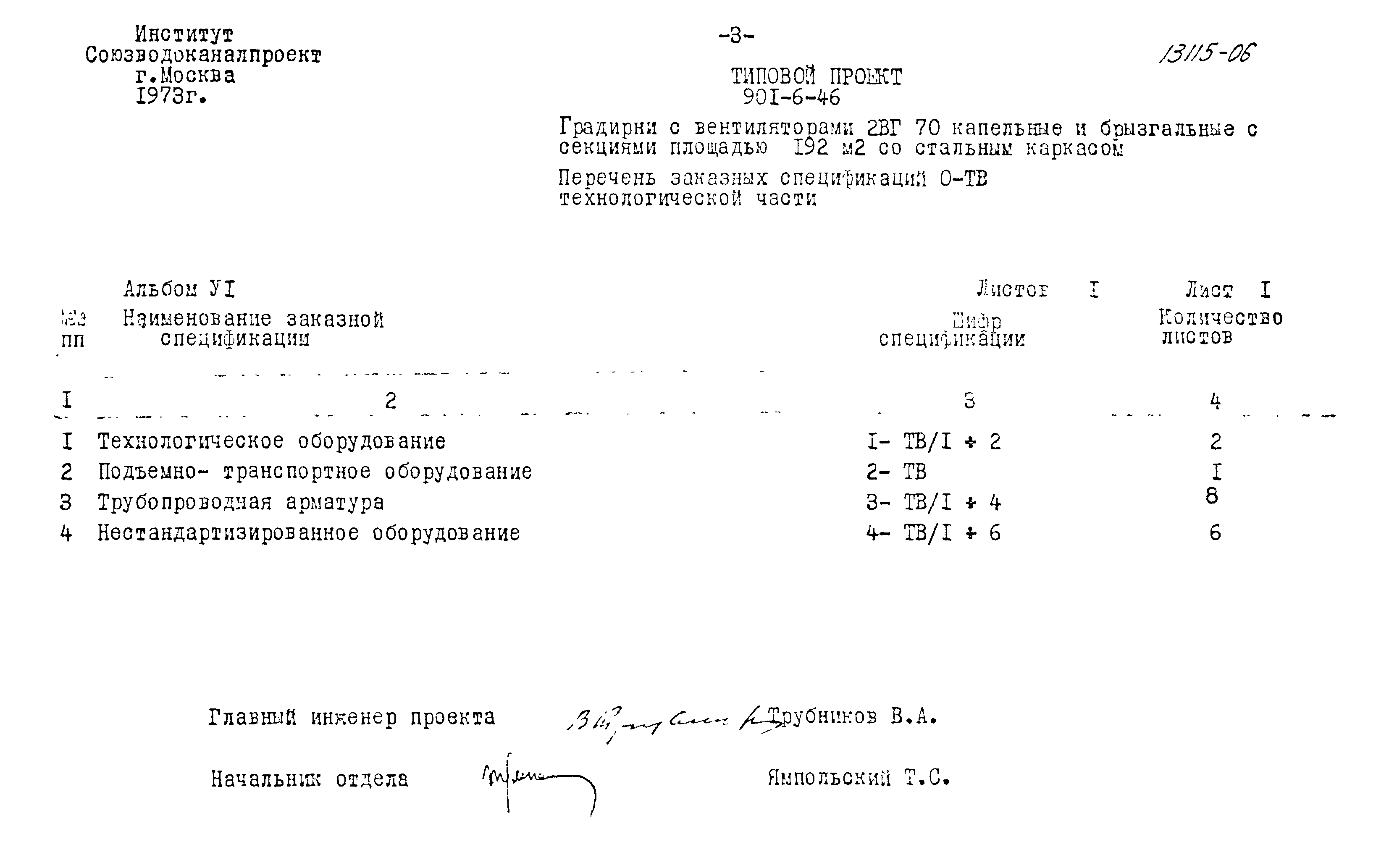 Типовой проект 901-6-46