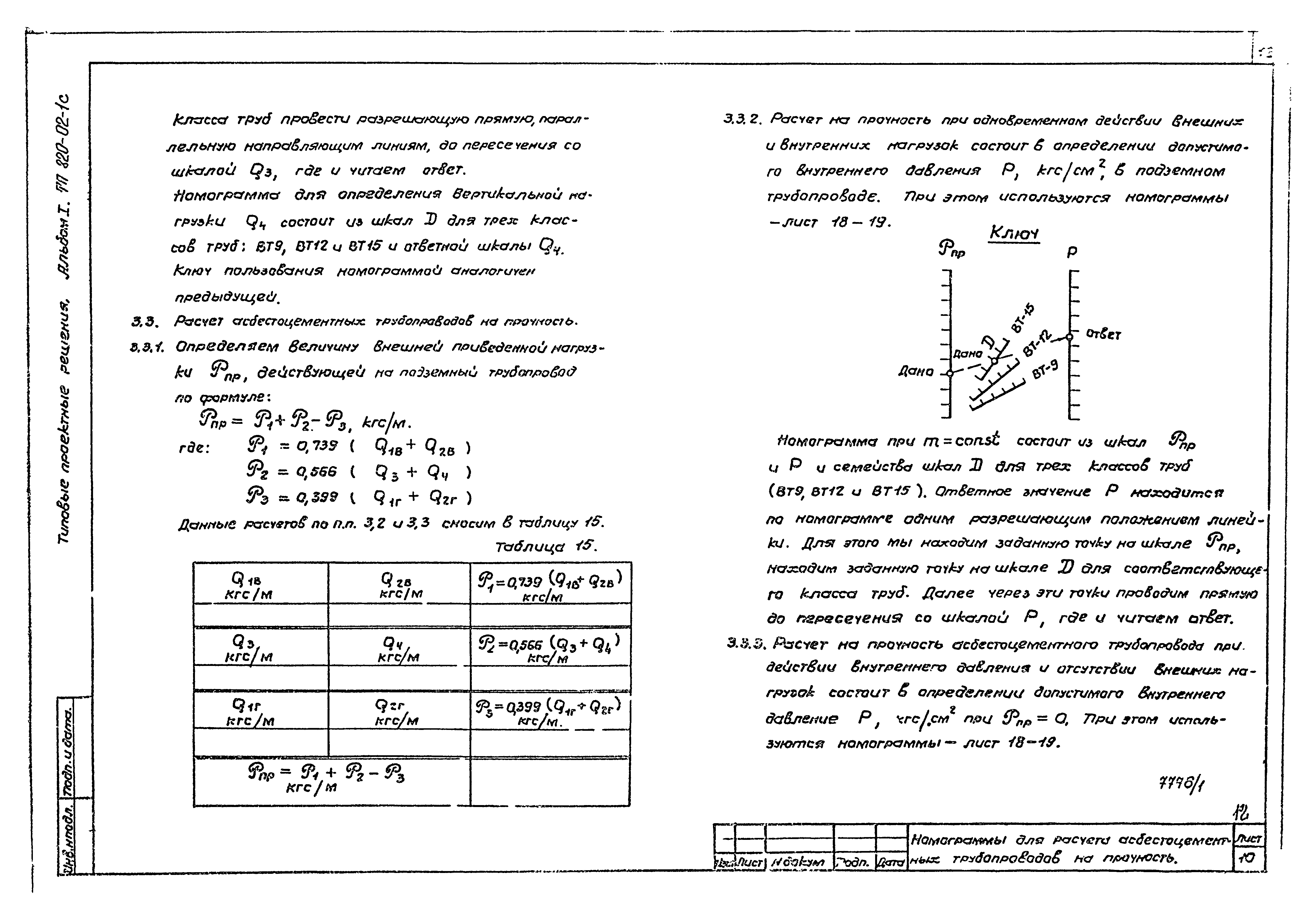 Типовые проектные решения 820-02-1с