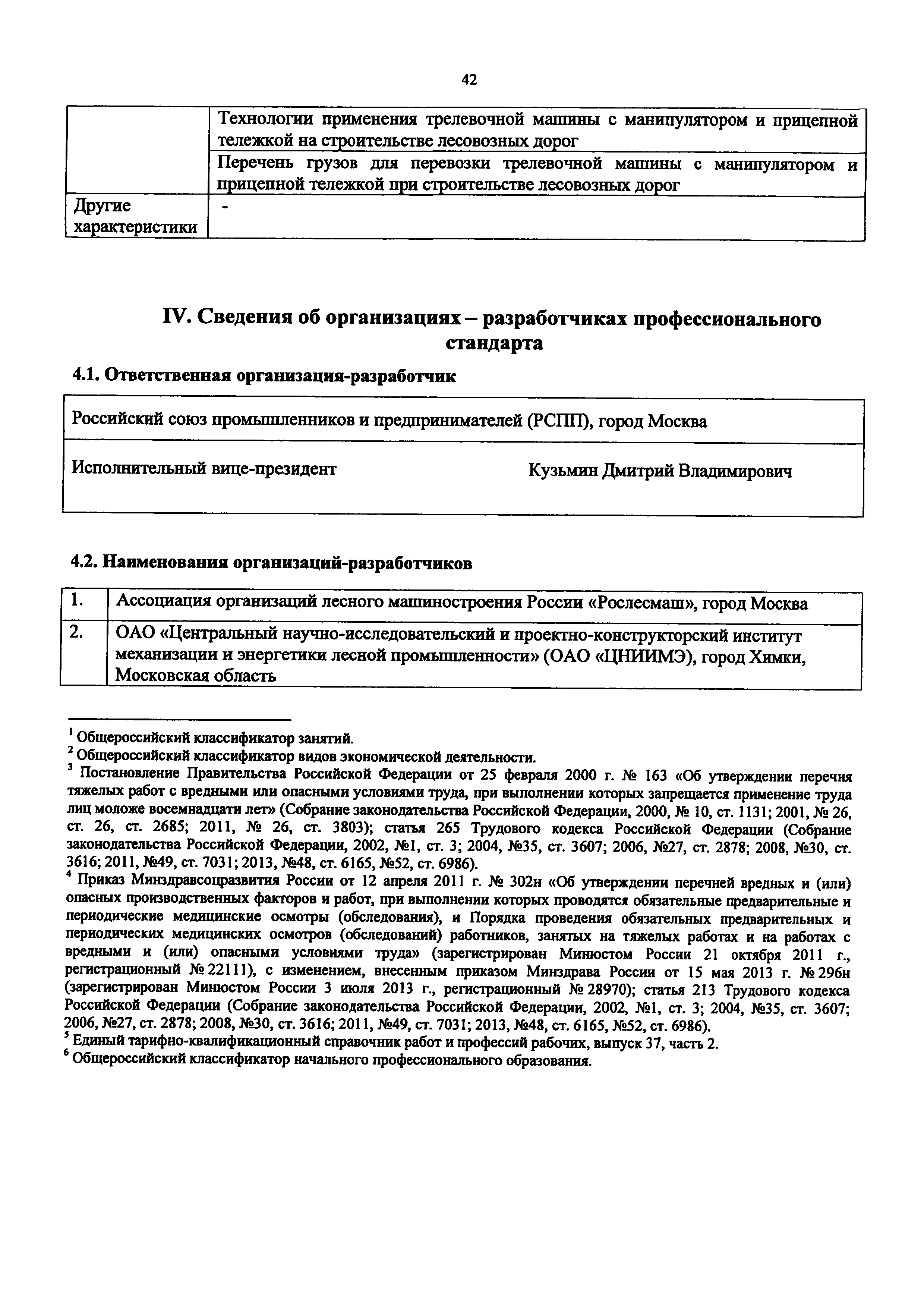 Скачать Приказ 1065н Об утверждении профессионального стандарта Машинист трелевочной  машины