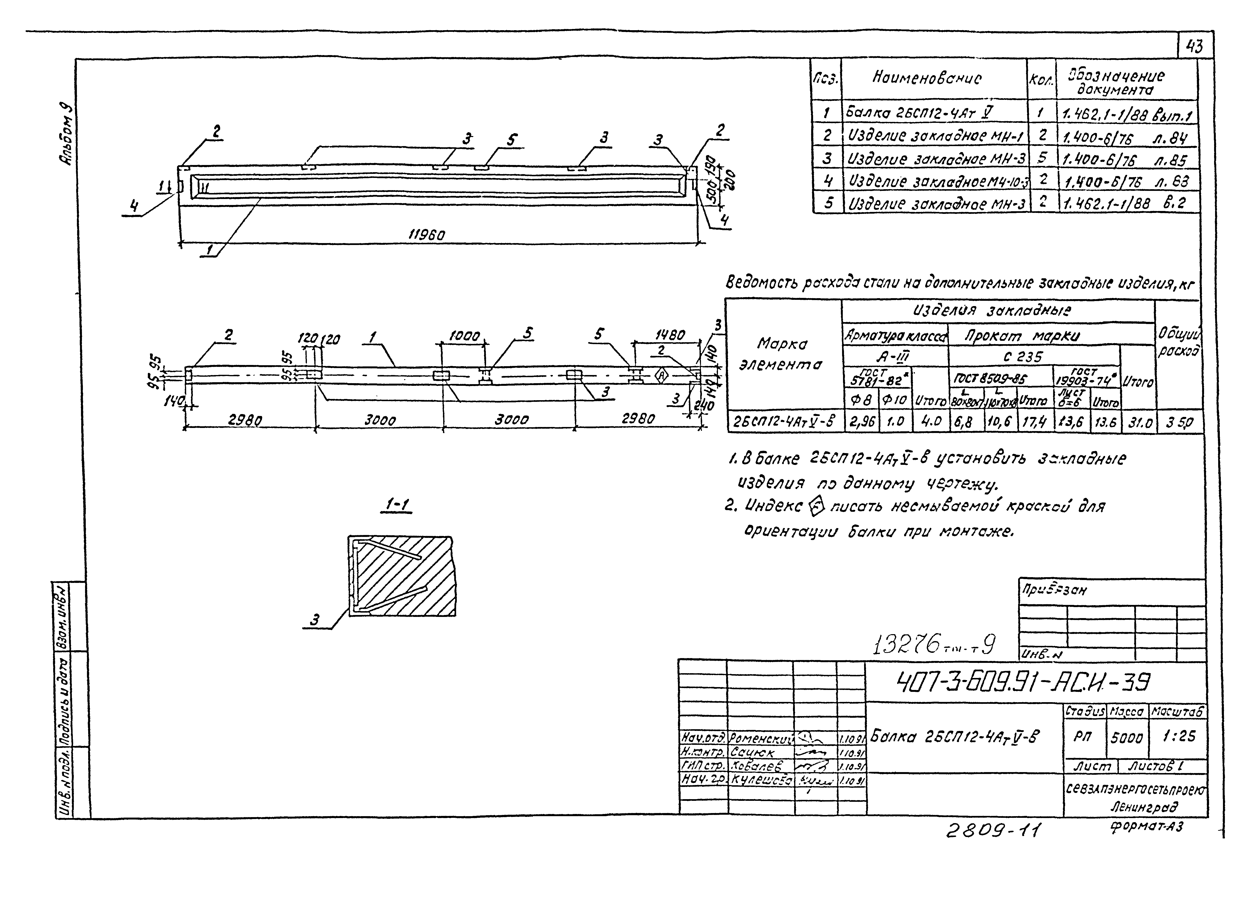Типовой проект 407-3-608.91