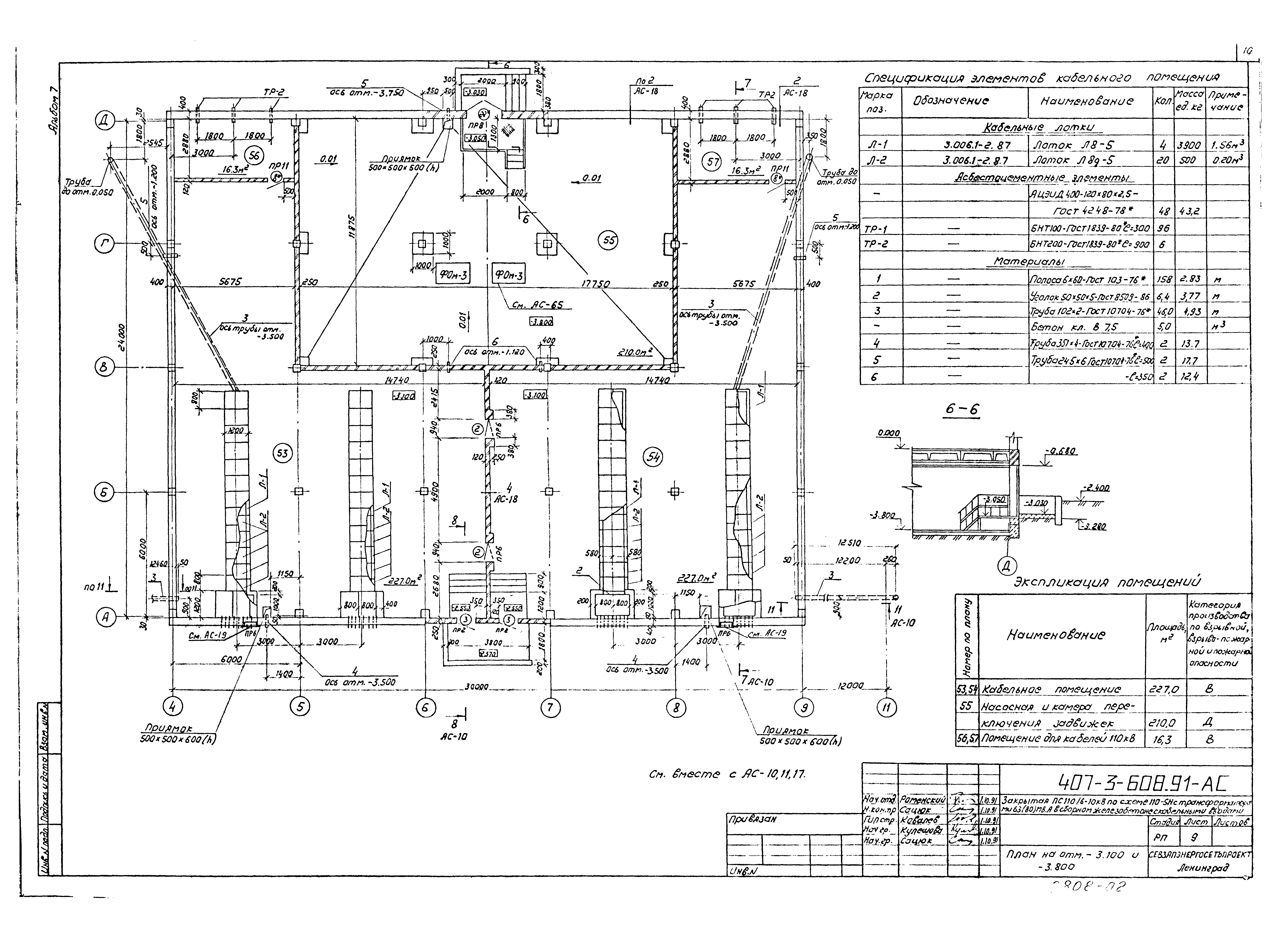 Типовой проект 407-3-608.91