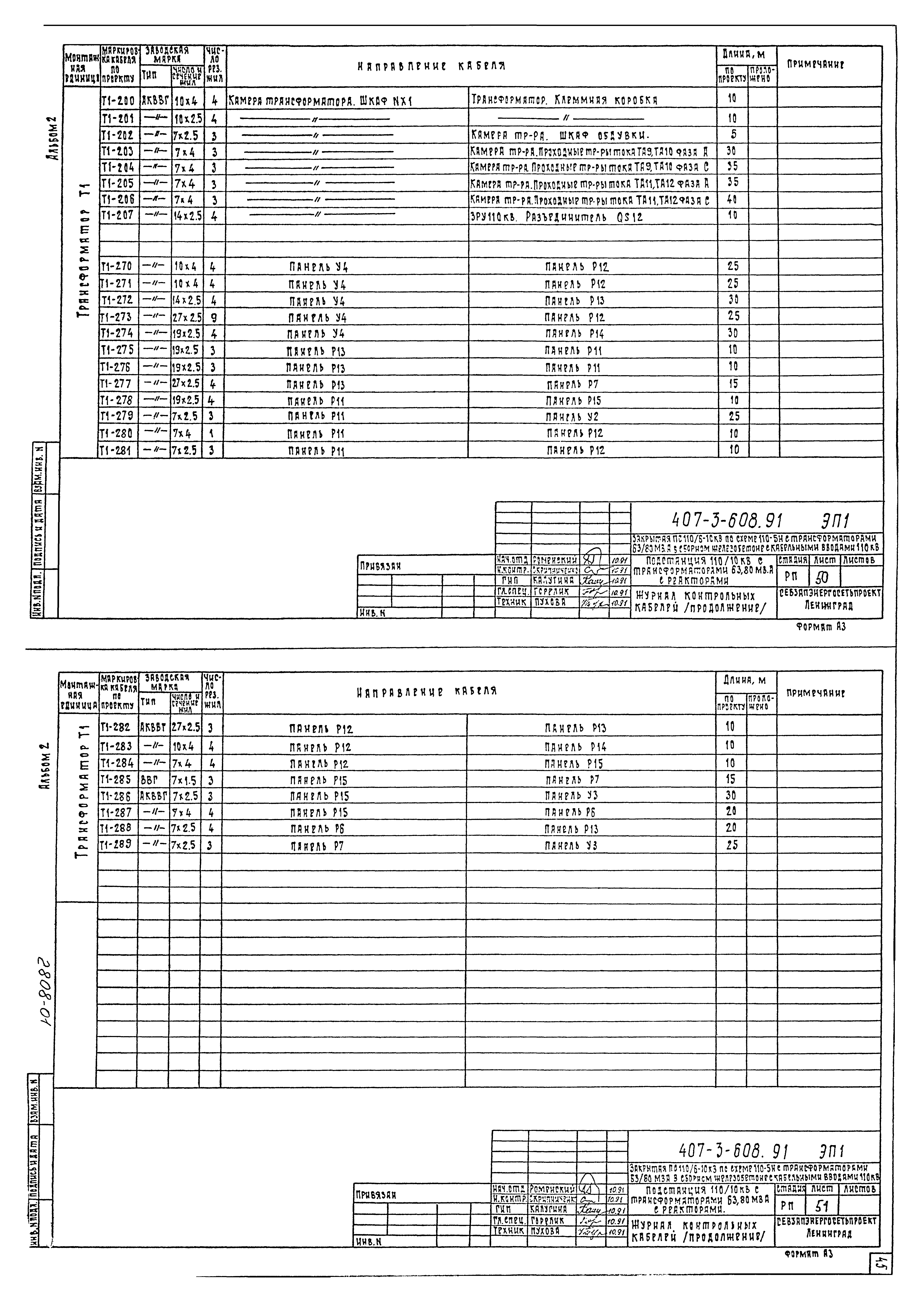 Типовой проект 407-3-608.91