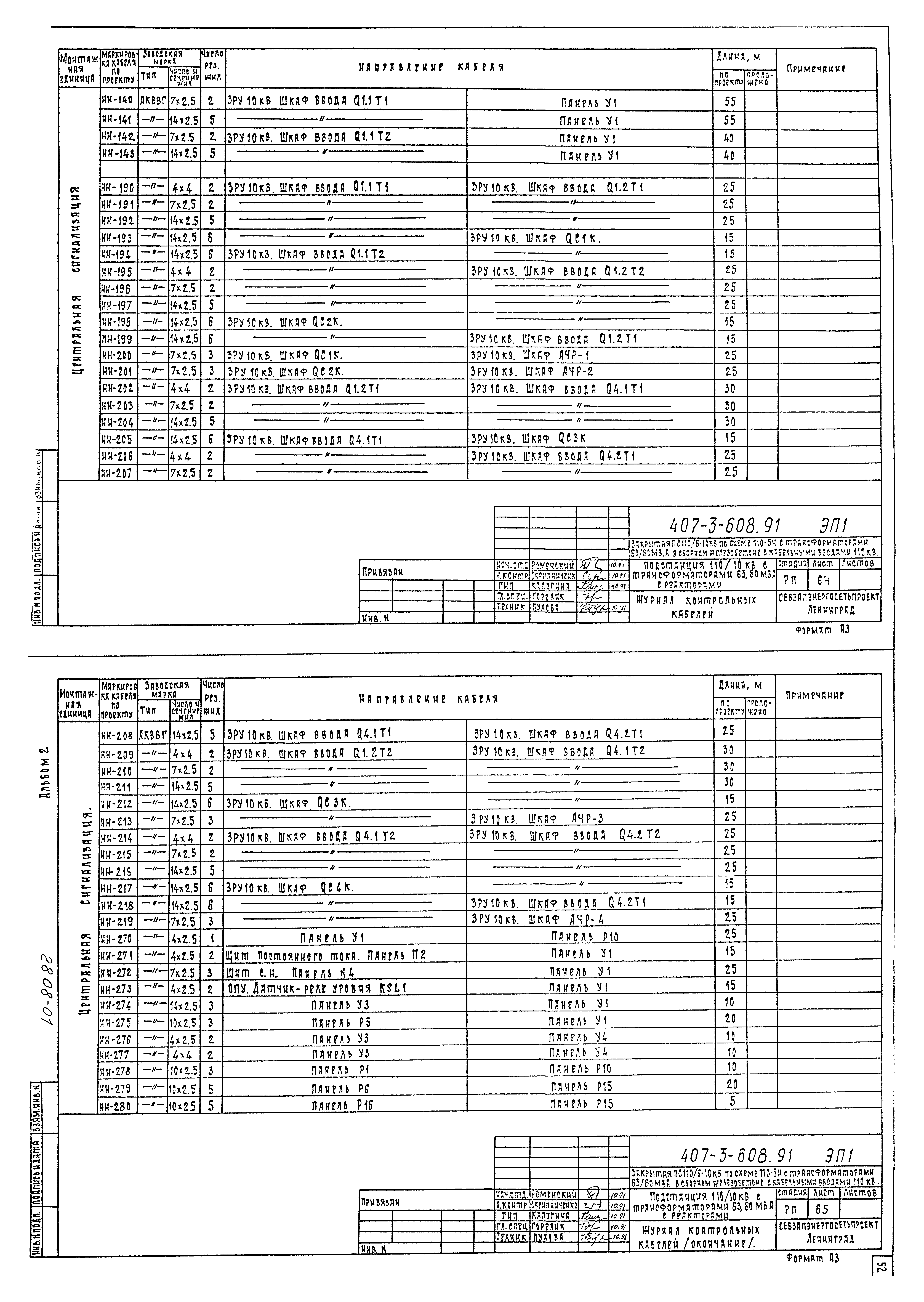Типовой проект 407-3-608.91